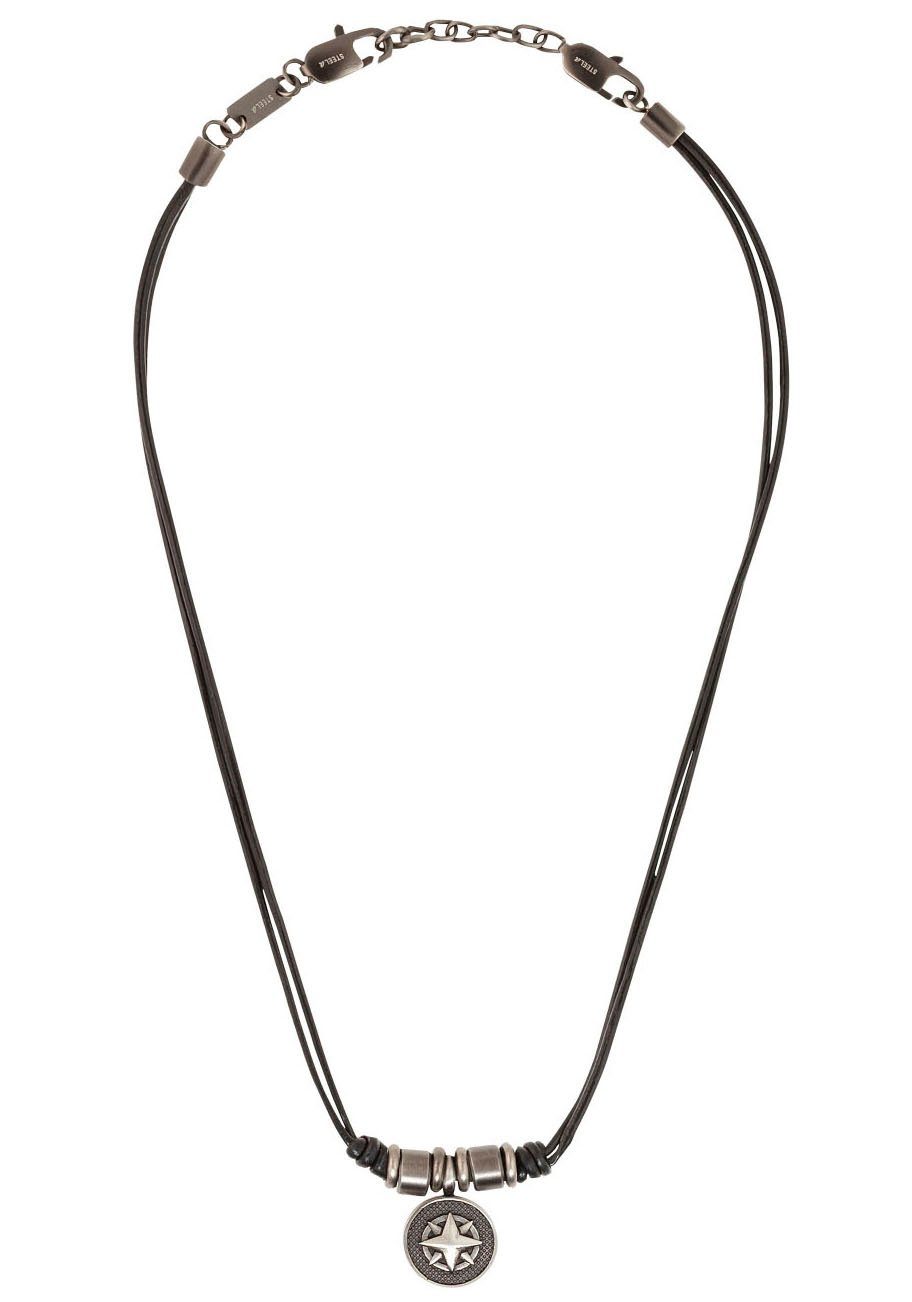 s.Oliver Ketting met hanger Kompas, 2035536 met zirkoon (synthetisch)