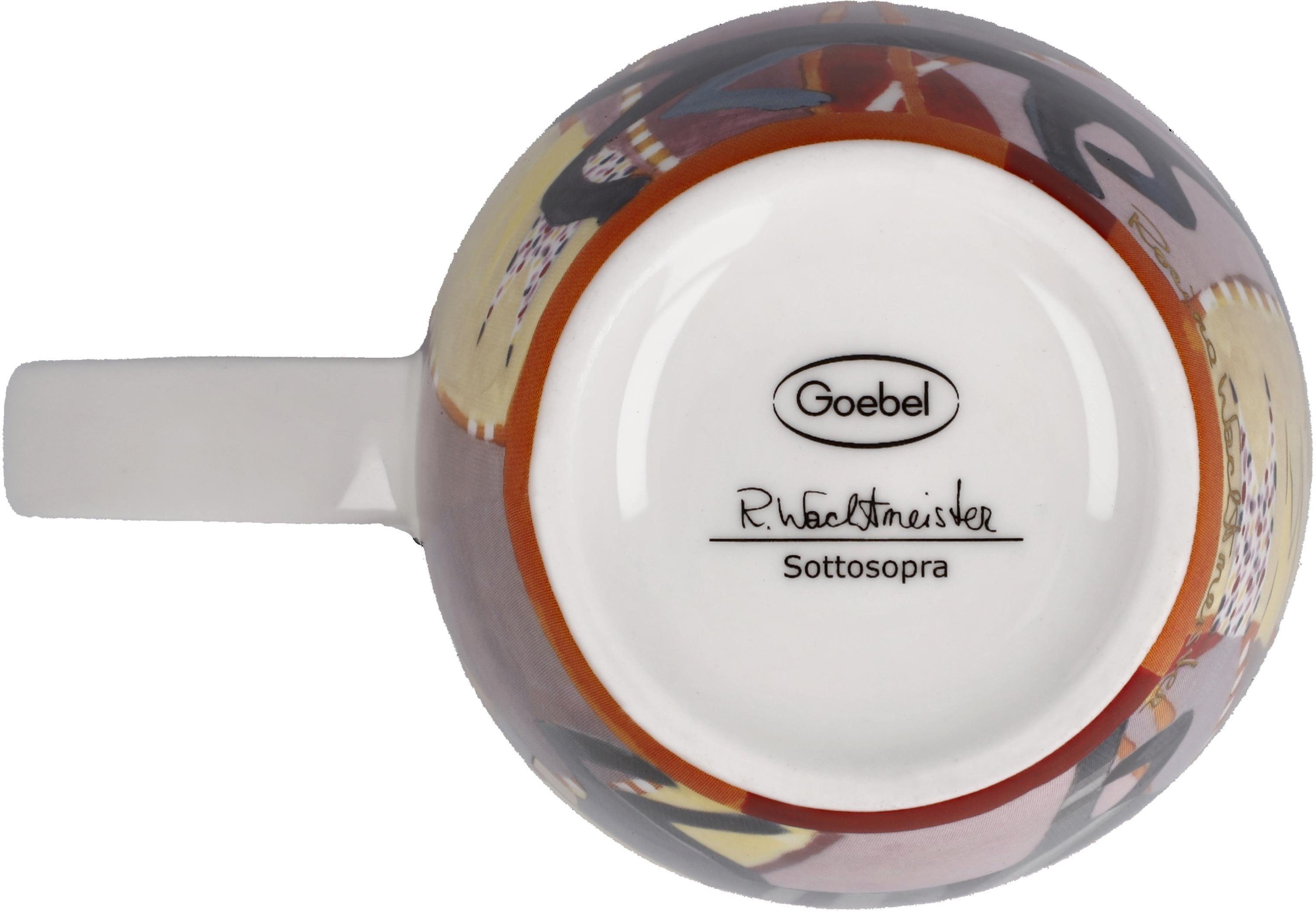 Goebel Kopje Woonaccessoires Theekop met deksel en filter, metaal, Rosina Wachtmeister - Sottosopra