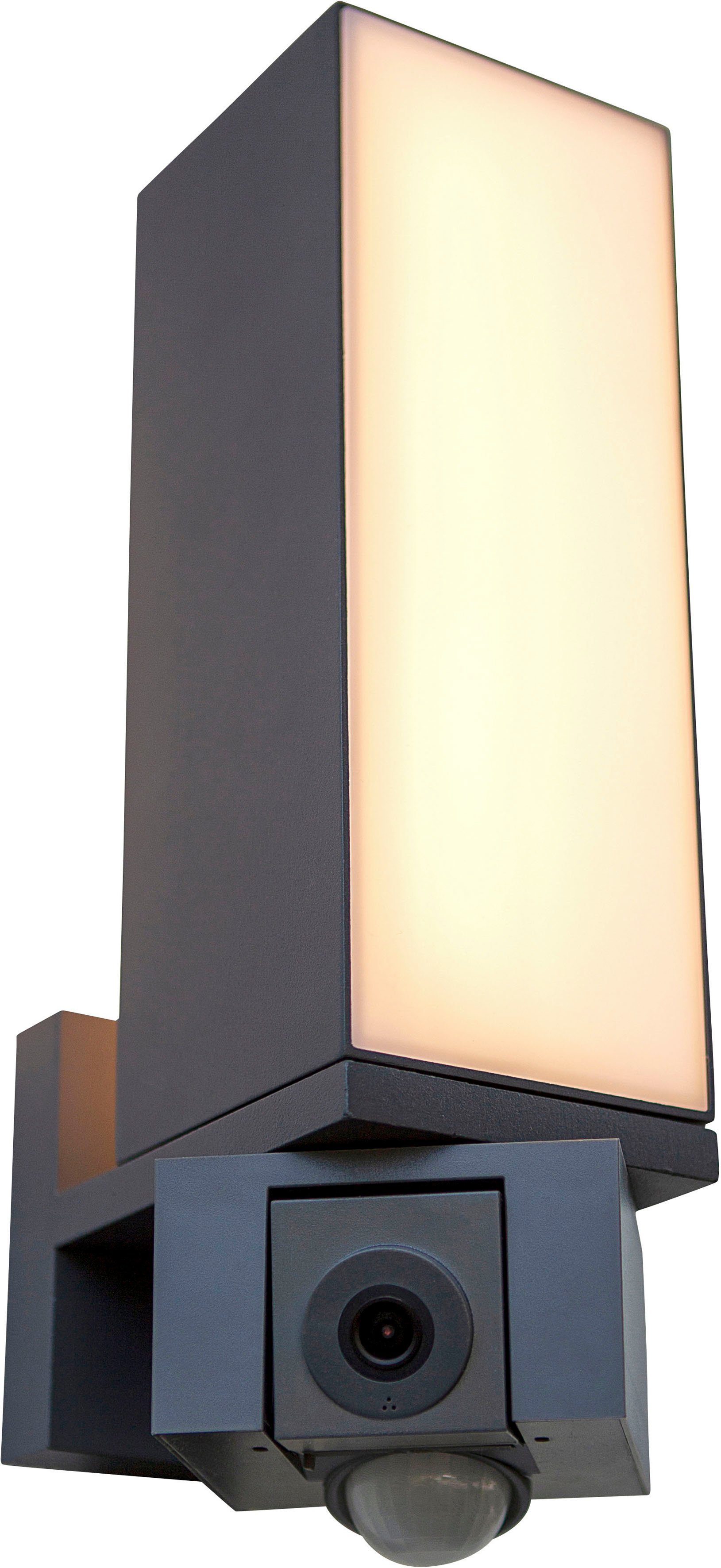 LUTEC Slimme ledlamp Cuba Smart-Home camera lamp (1 stuk)