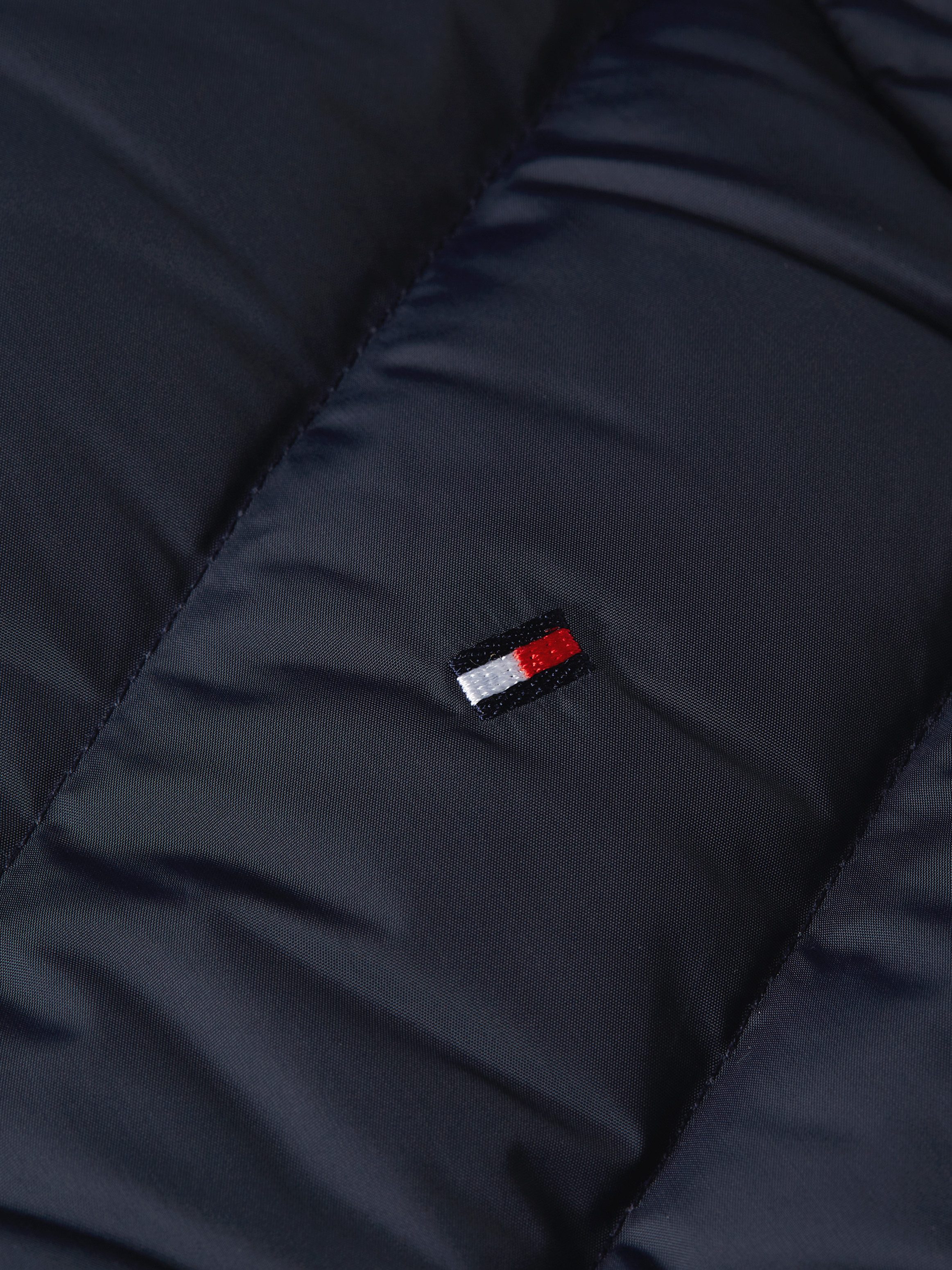 Tommy Hilfiger Bodywarmer CHEVRON MW PADDED VEST met gemiddelde vulling en merklabel