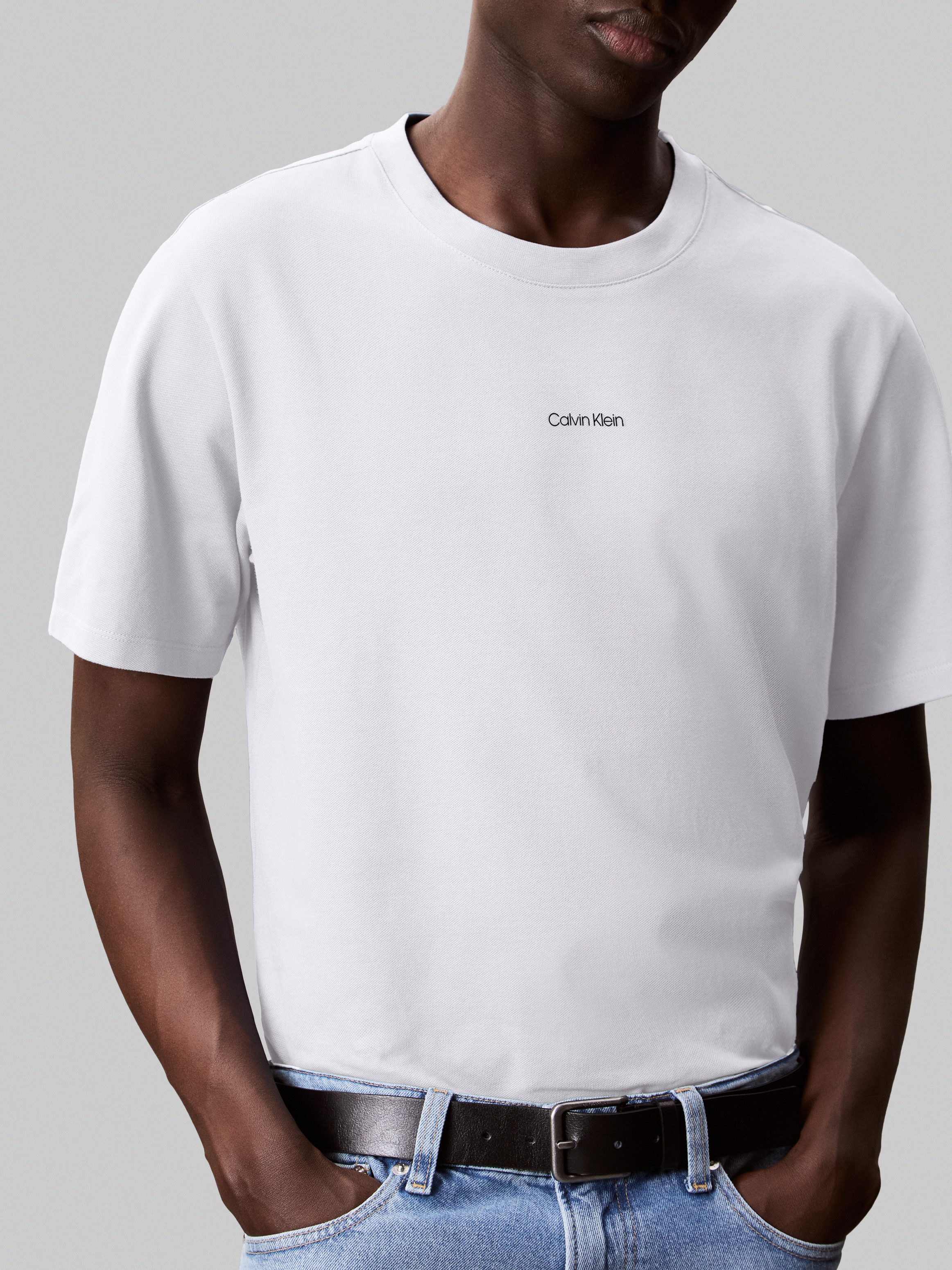Calvin Klein T-shirt SS STRETCH PIQUE NANO EASY TEE