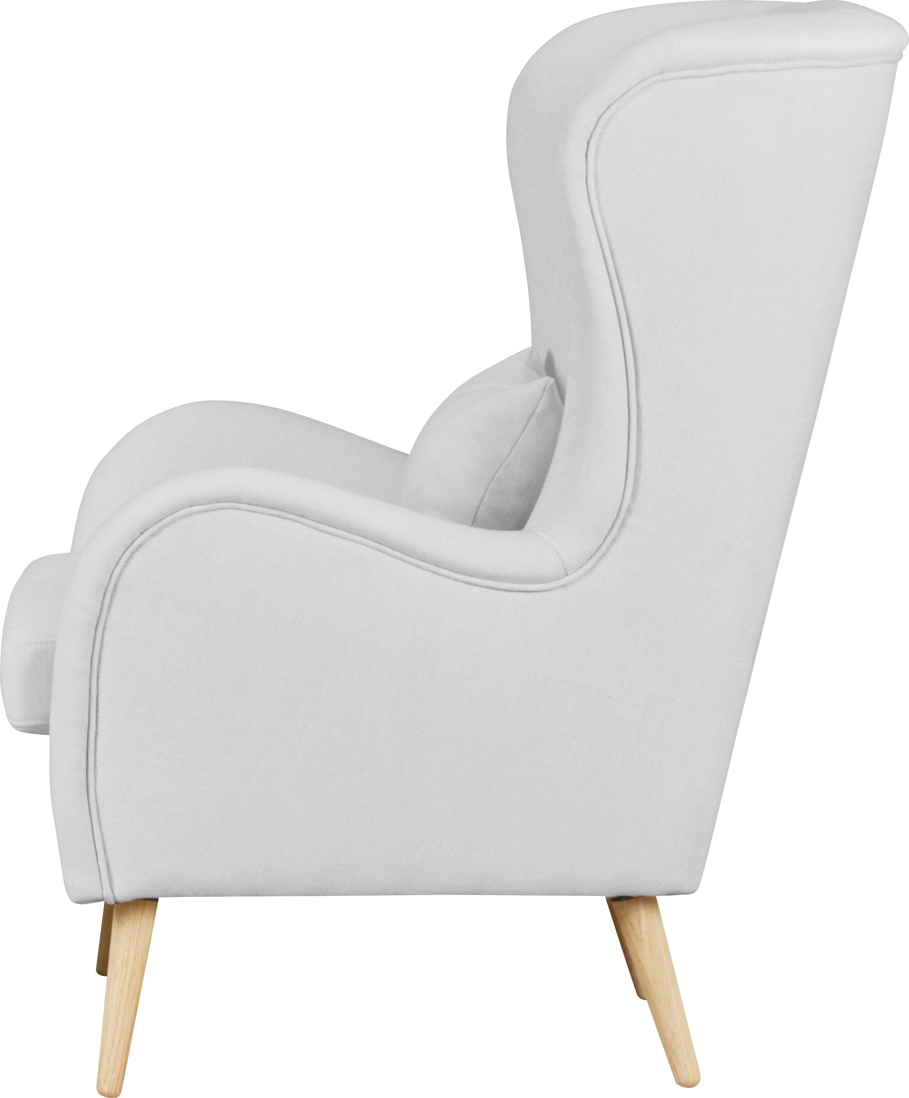 Guido Maria Kretschmer Home&Living Fauteuil Sallito, oorfauteuil, TV-stoel voor woonkamer, ook in velours cord