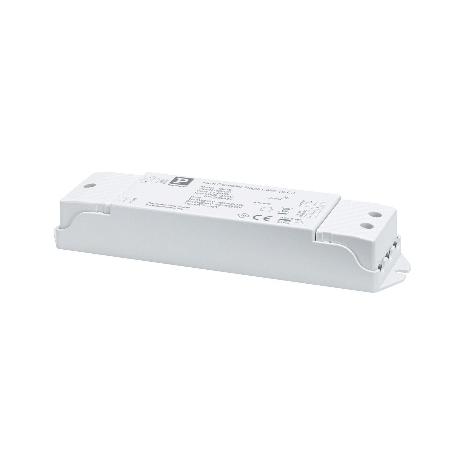Paulmann Led-strepen Pro Funk Controller Single Color max. 360W 2.4GHz Wit/Kunststof (1 stuk)