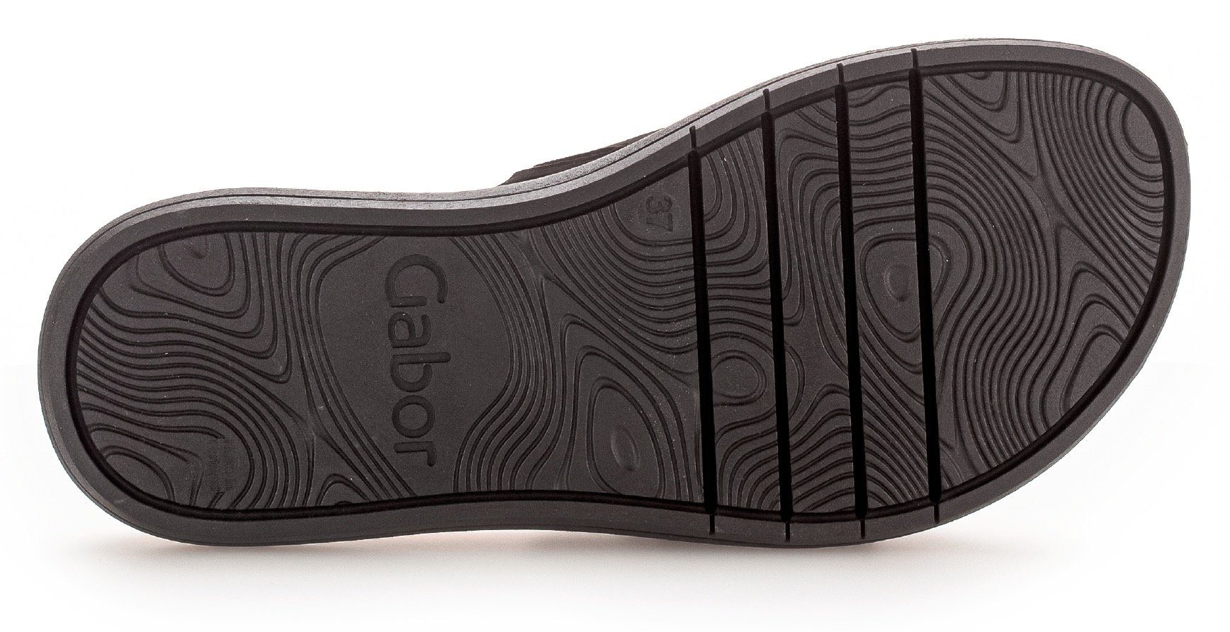 Gabor Slippers , plateau, zomerschoen, slippers met grote decoratieve gesp