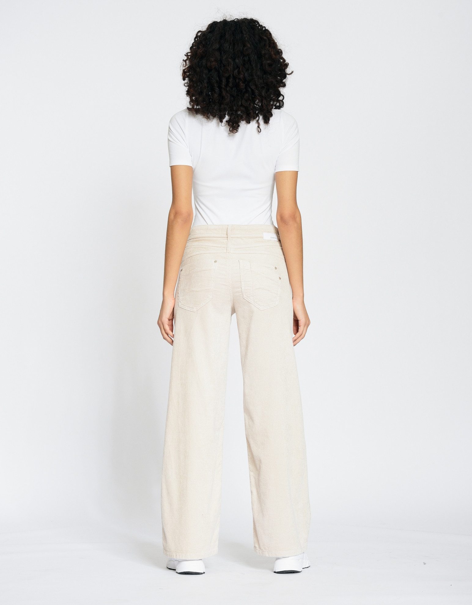 GANG Cordbroek 94AMELIE WIDE in casual wide fit