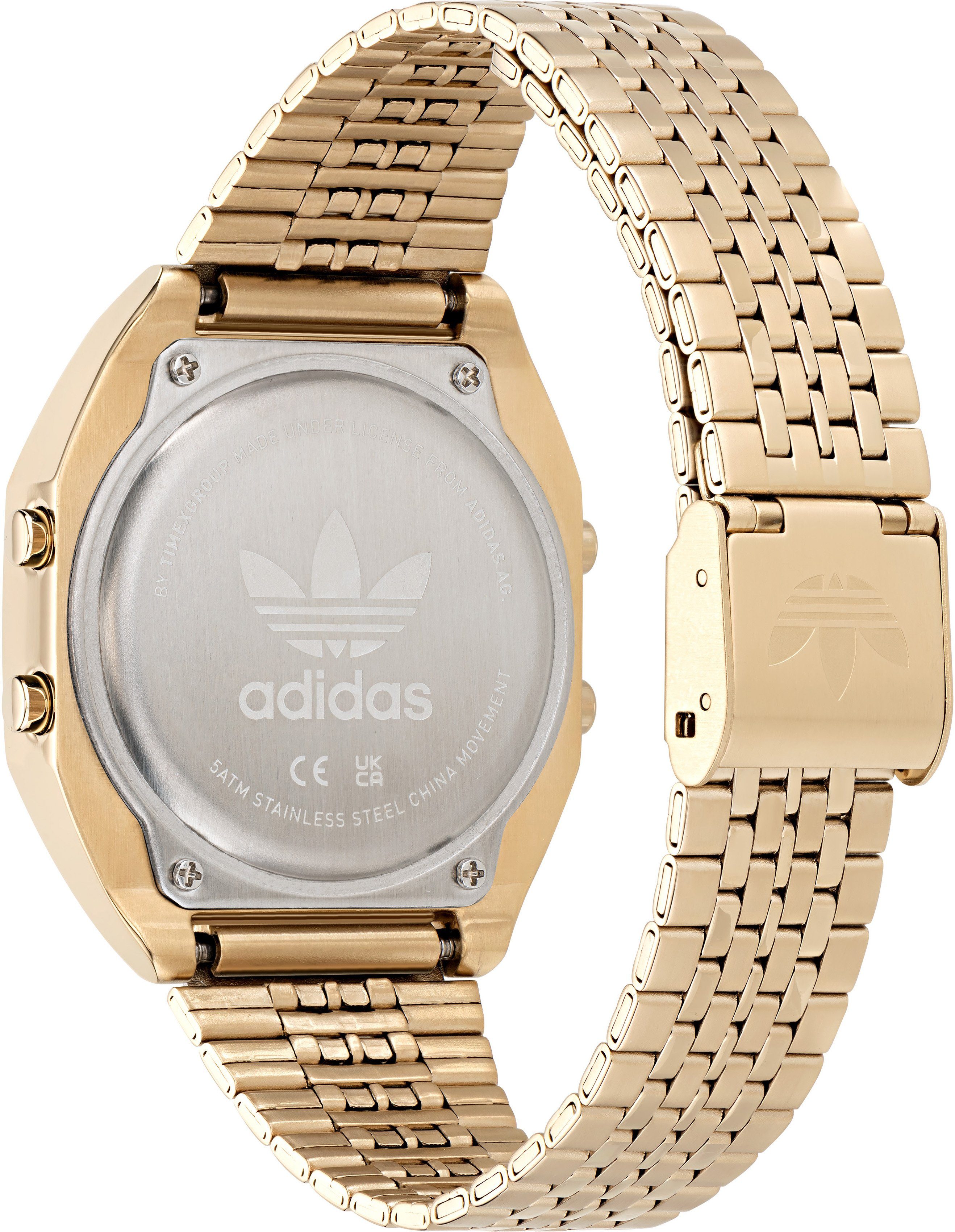 adidas Originals Digitale klok DIGITAL TWO, AOST220712I Polshorloge, quartz, dameshorloge, herenhorloge, unisex, roestvrijstalen band