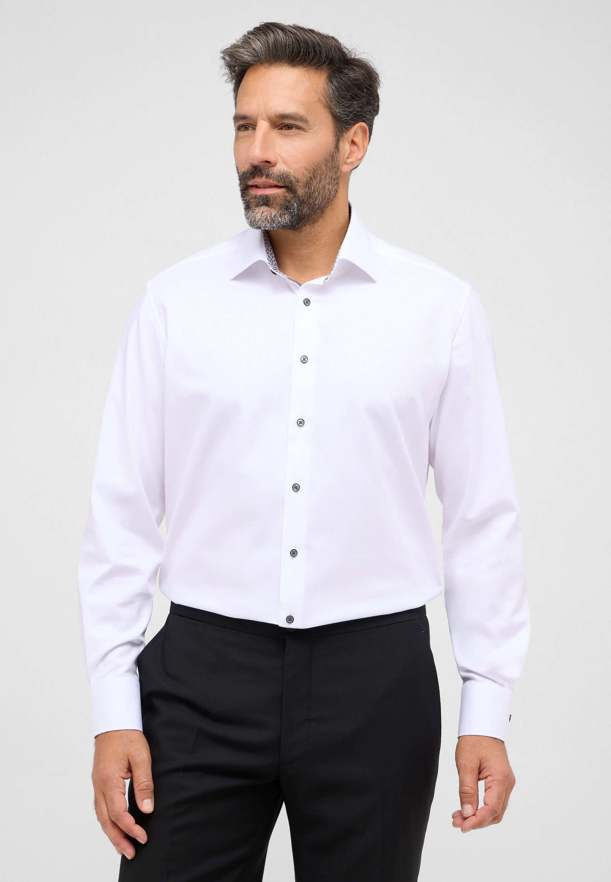 Eterna Overhemd met lange mouwen Comfort fit