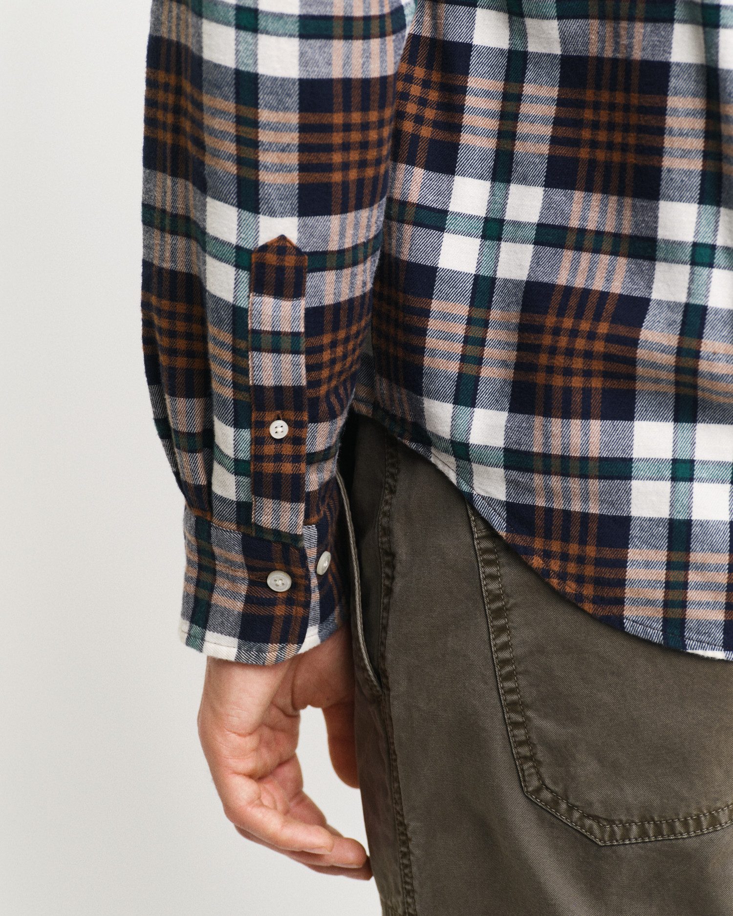Gant Overhemd met lange mouwen REG FLANNEL PLAID SHIRT