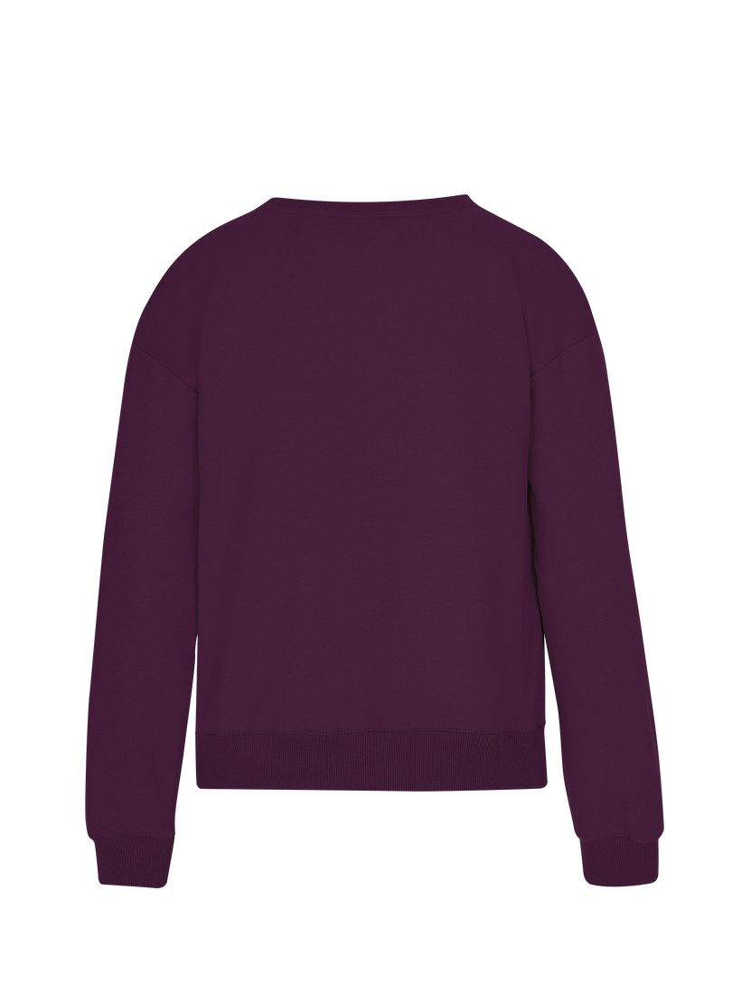 Trigema Sweatshirt TRIGEMA dun sweatshirt