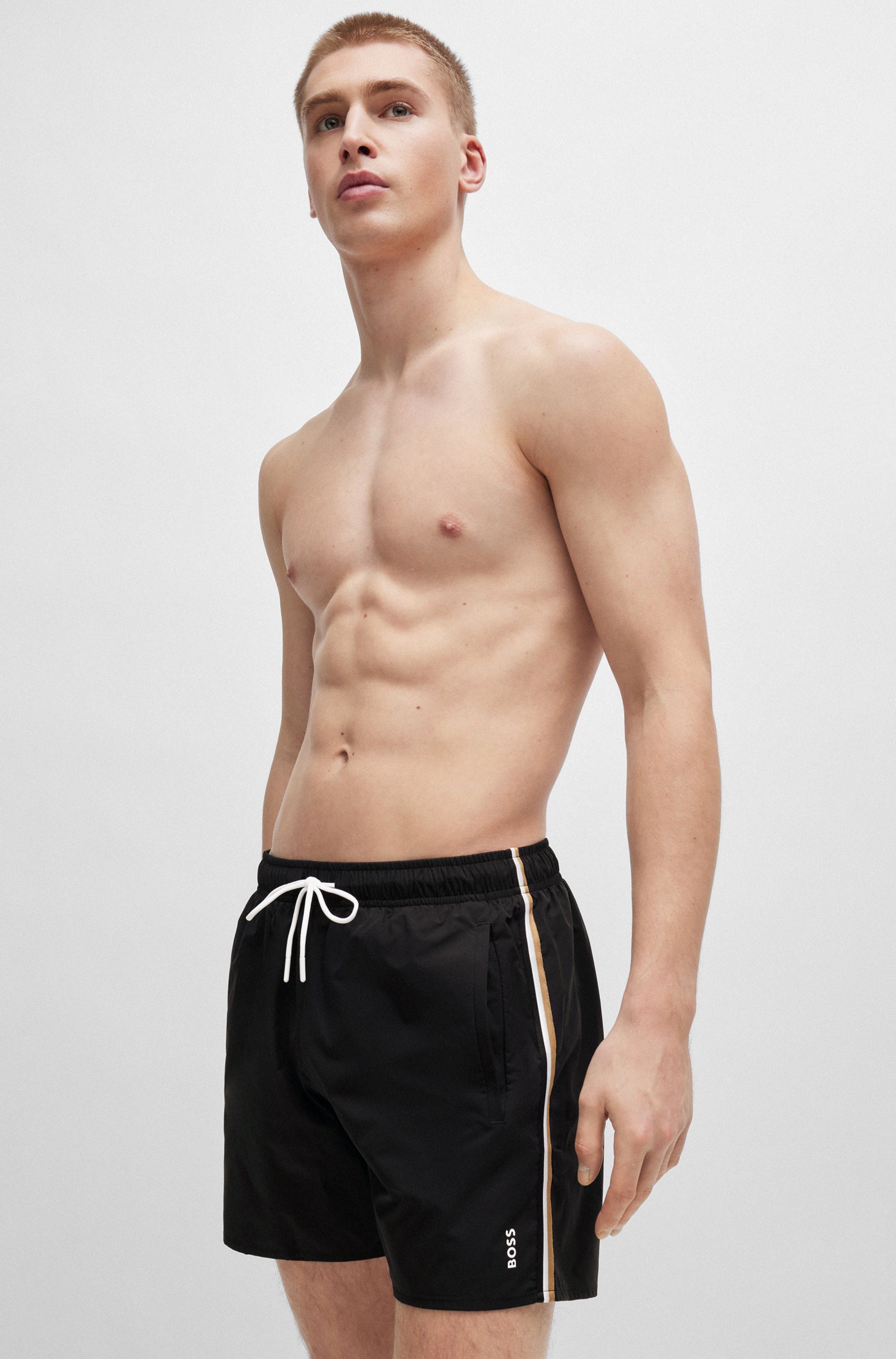 BOSS Zwemshort Iconic met achterzak