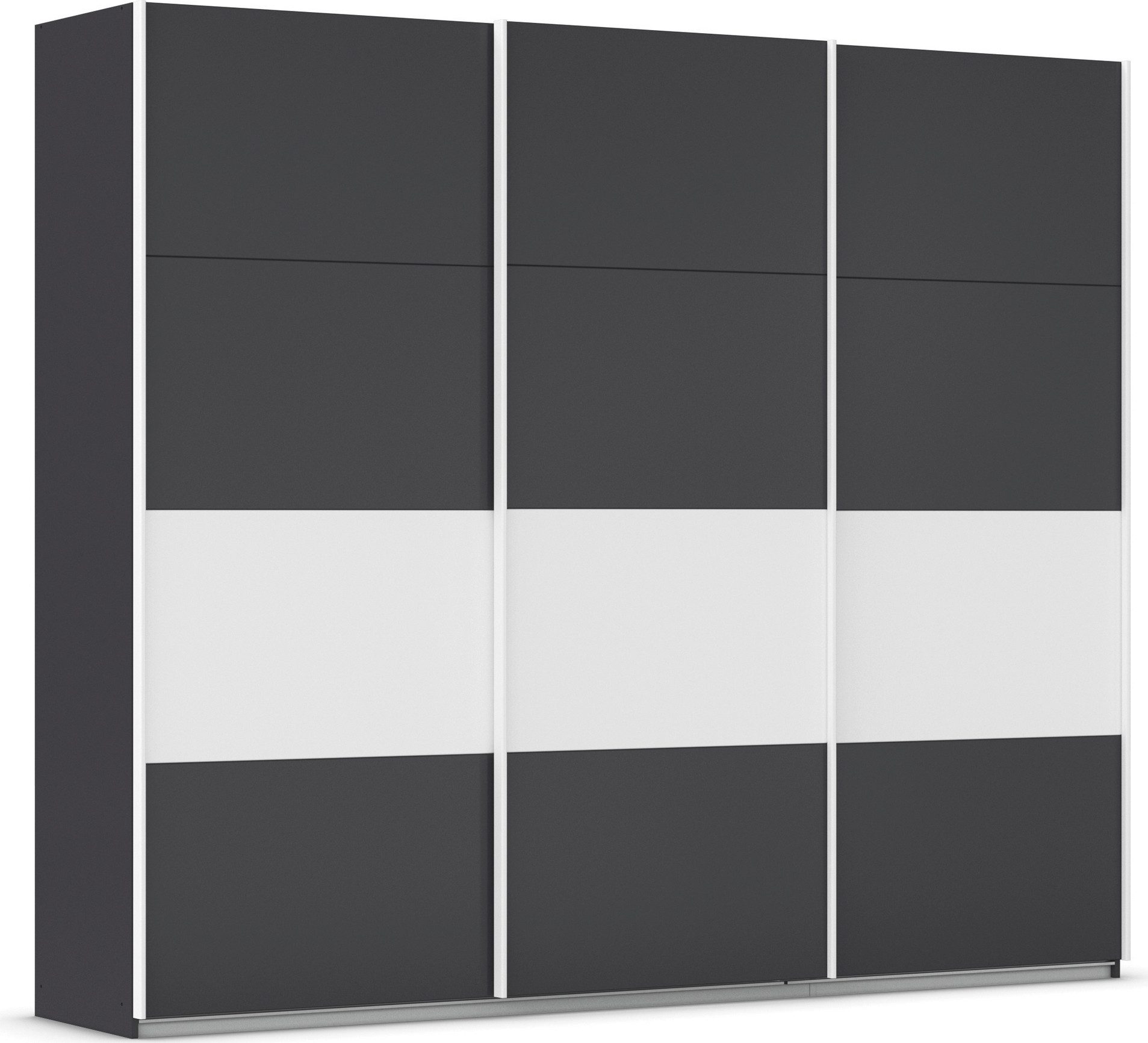 rauch Schuifdeurkast Kledingkast Kast Garderobe CORTONA inclusief indeling, 2 stoffen dozen en extra planken zweefdeurkasten maat 271 cm x 229 cm x