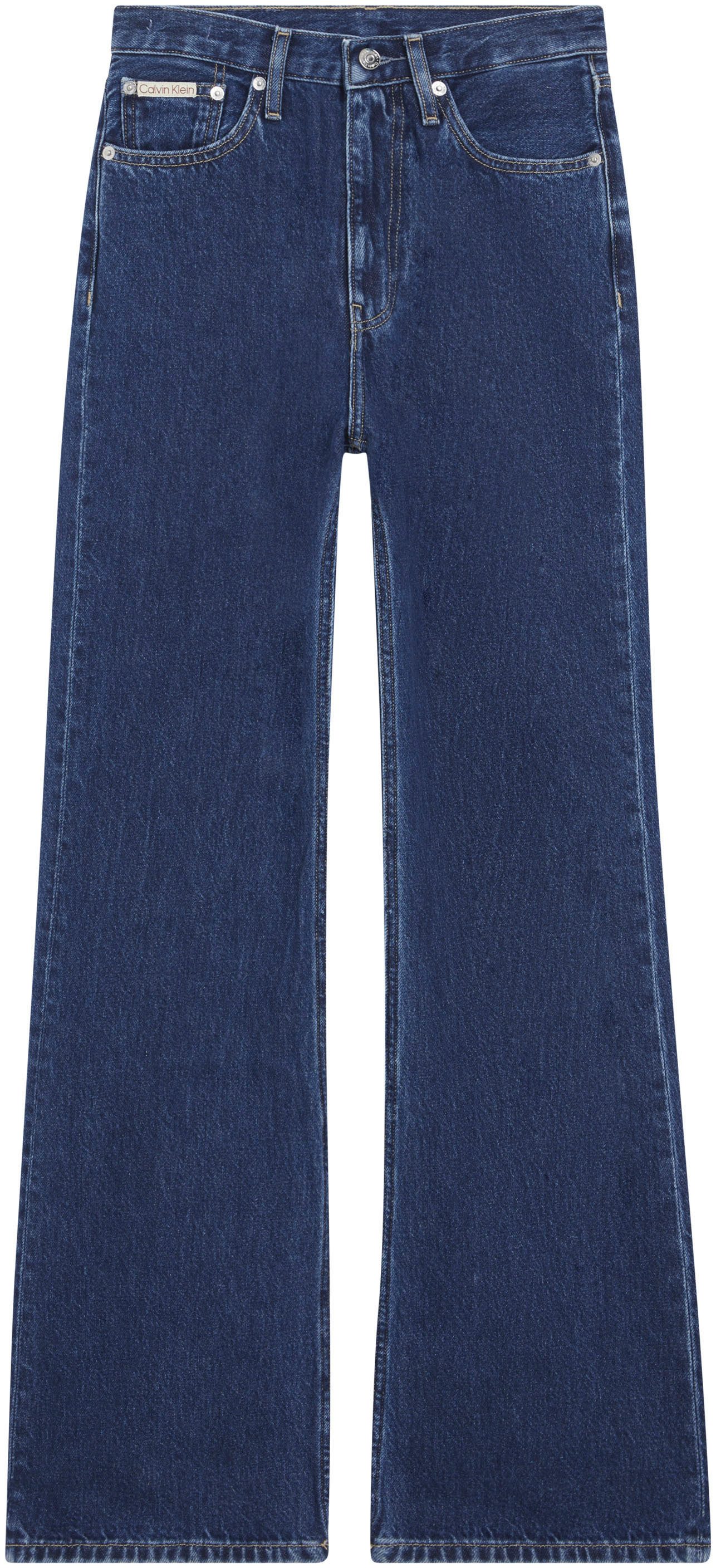 Calvin Klein Bootcut jeans AUTHENTIC BOOTCUT met stone-wash look, met muntzakje