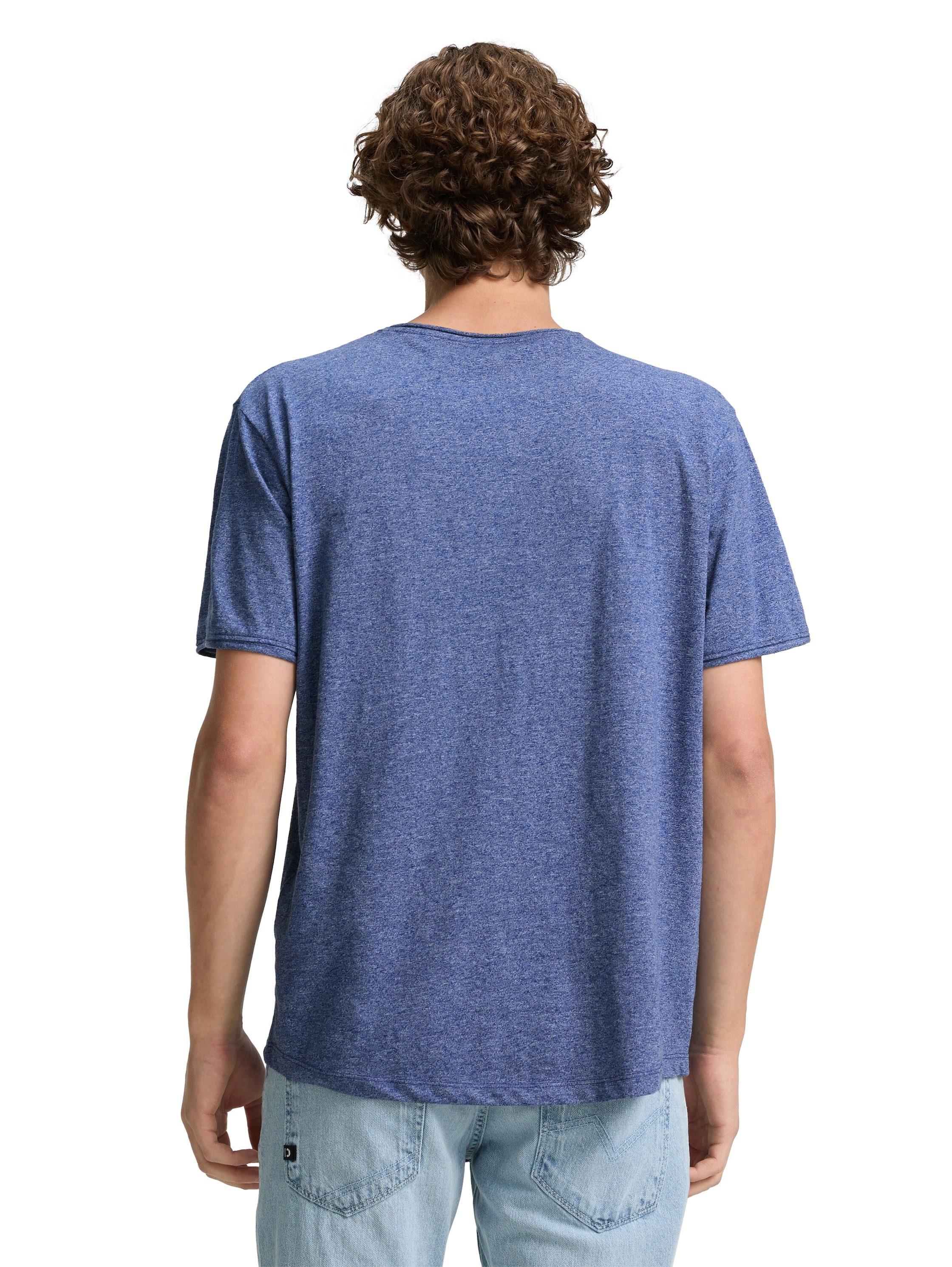 Tom Tailor Denim T-shirt in gemêleerde look