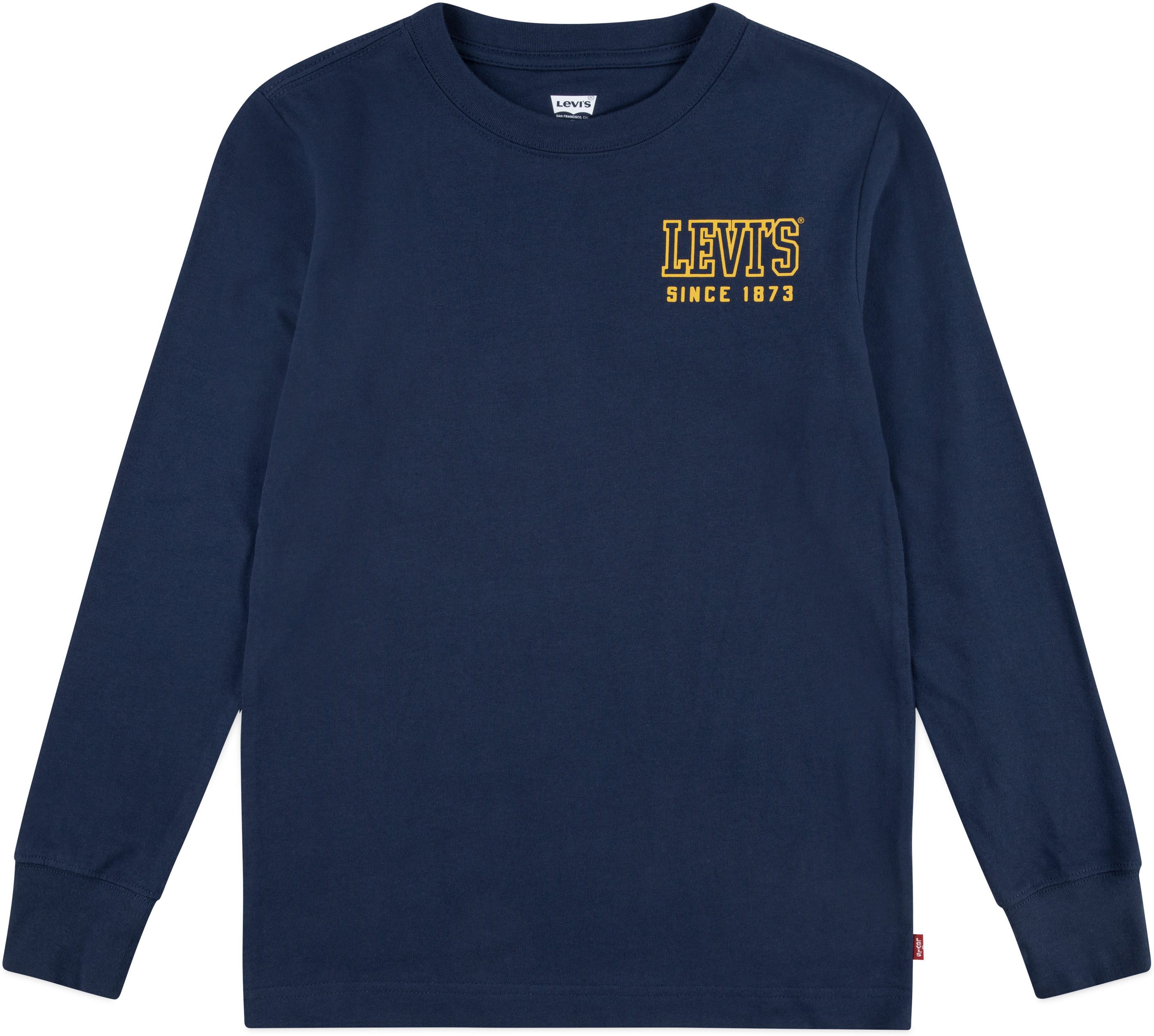 Levi's Kidswear Shirt met lange mouwen met rugprint voor jongens