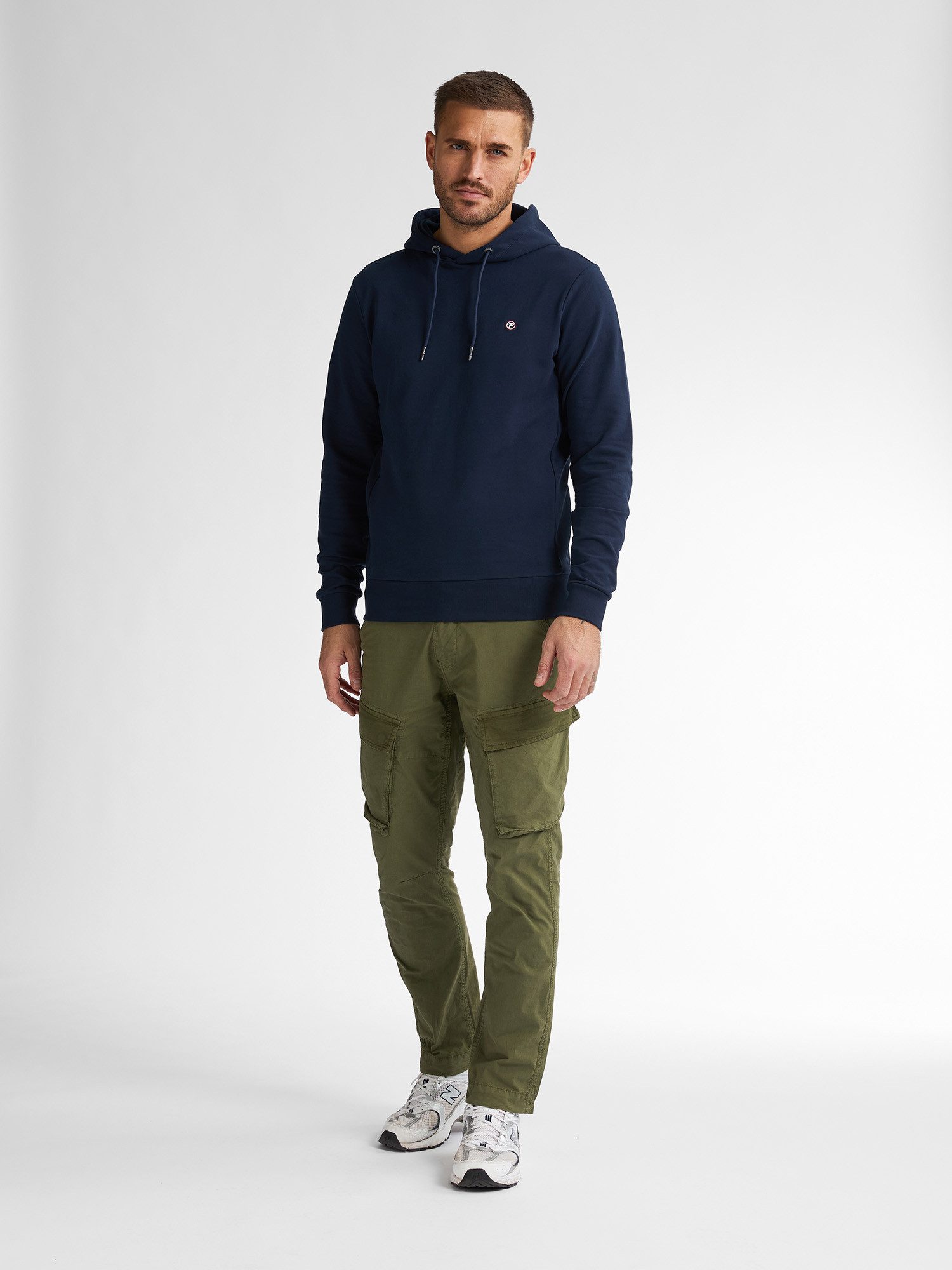 Petrol Industries Hoodie met geborduurd logo