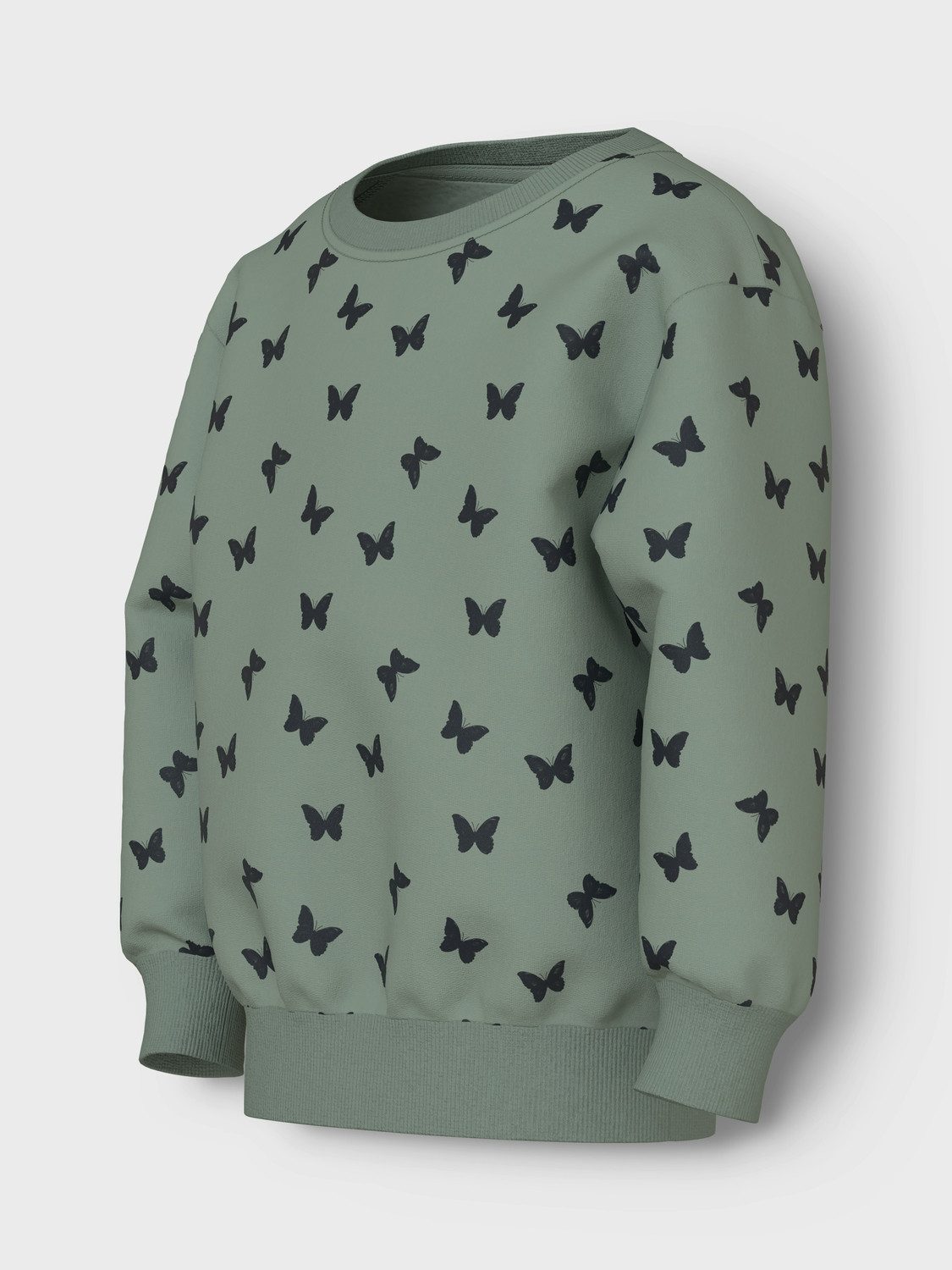 Name It Sweatshirt NMFDAVINA LS SWEAT FLEECE BRU NOOS