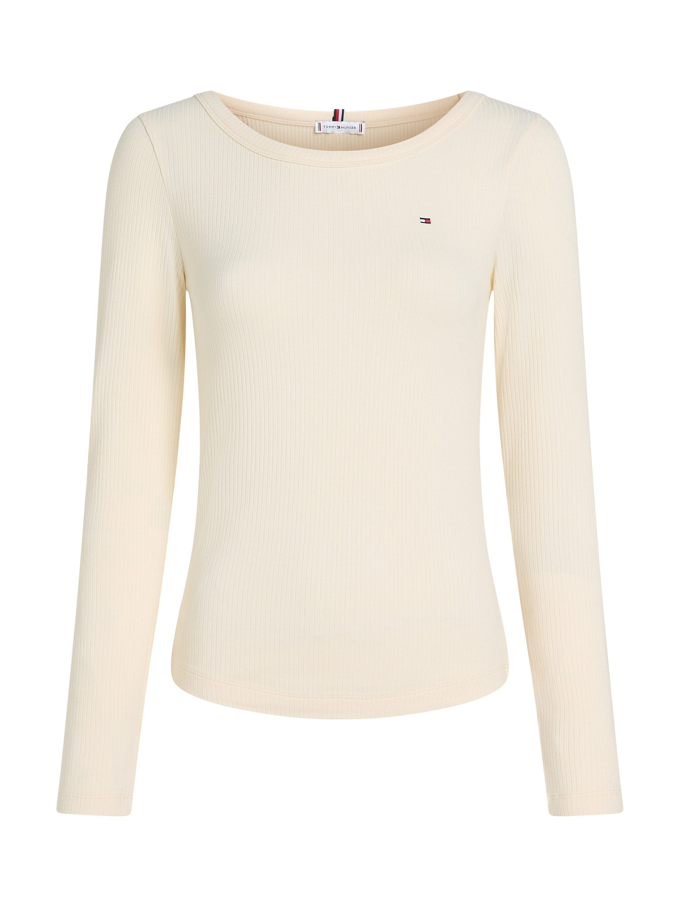 Tommy Hilfiger Shirt met lange mouwen SLIM 5X2 RIB O-NK LS