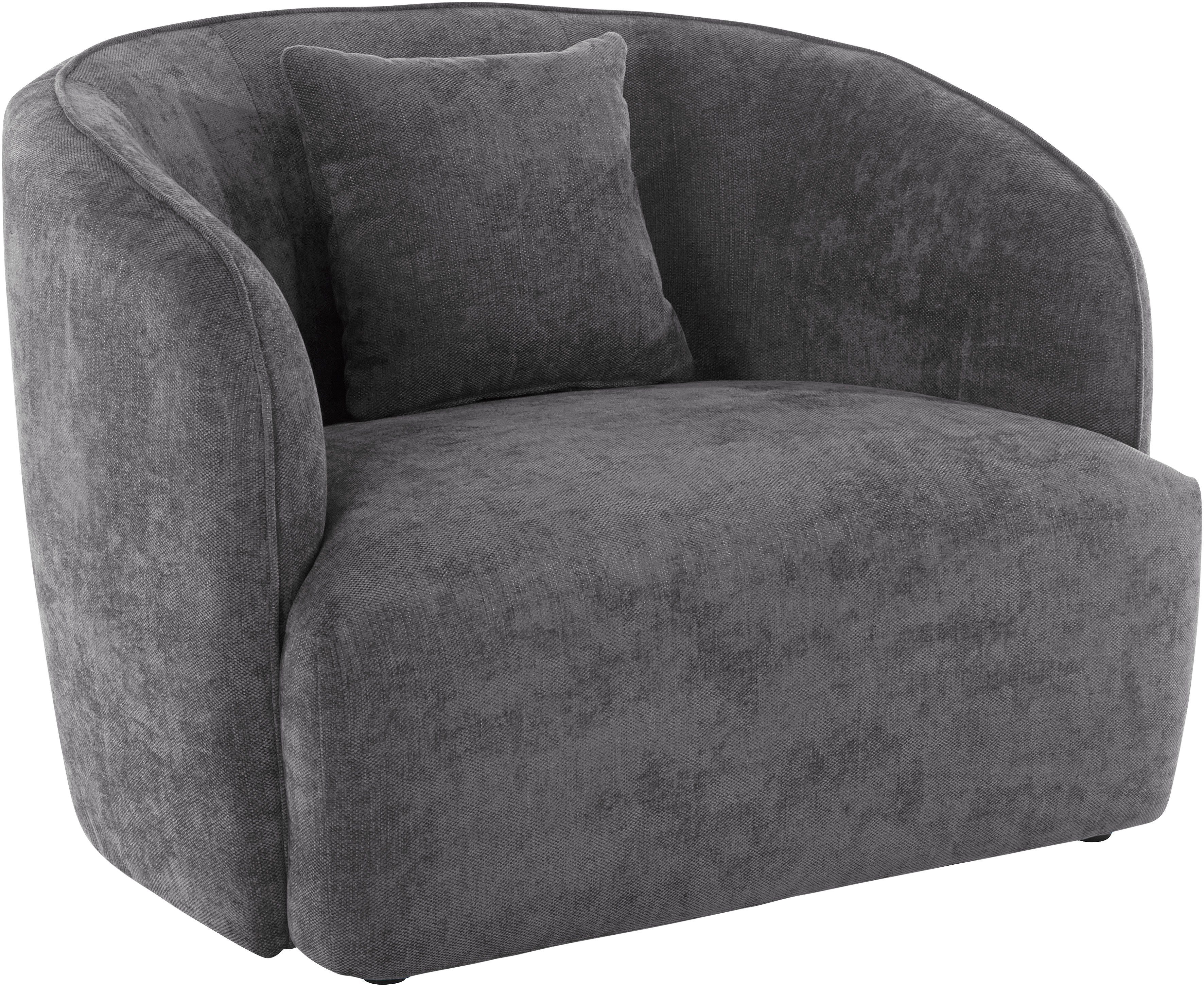 andas Fauteuil Kreukelzone ook met bouclé-bekleding