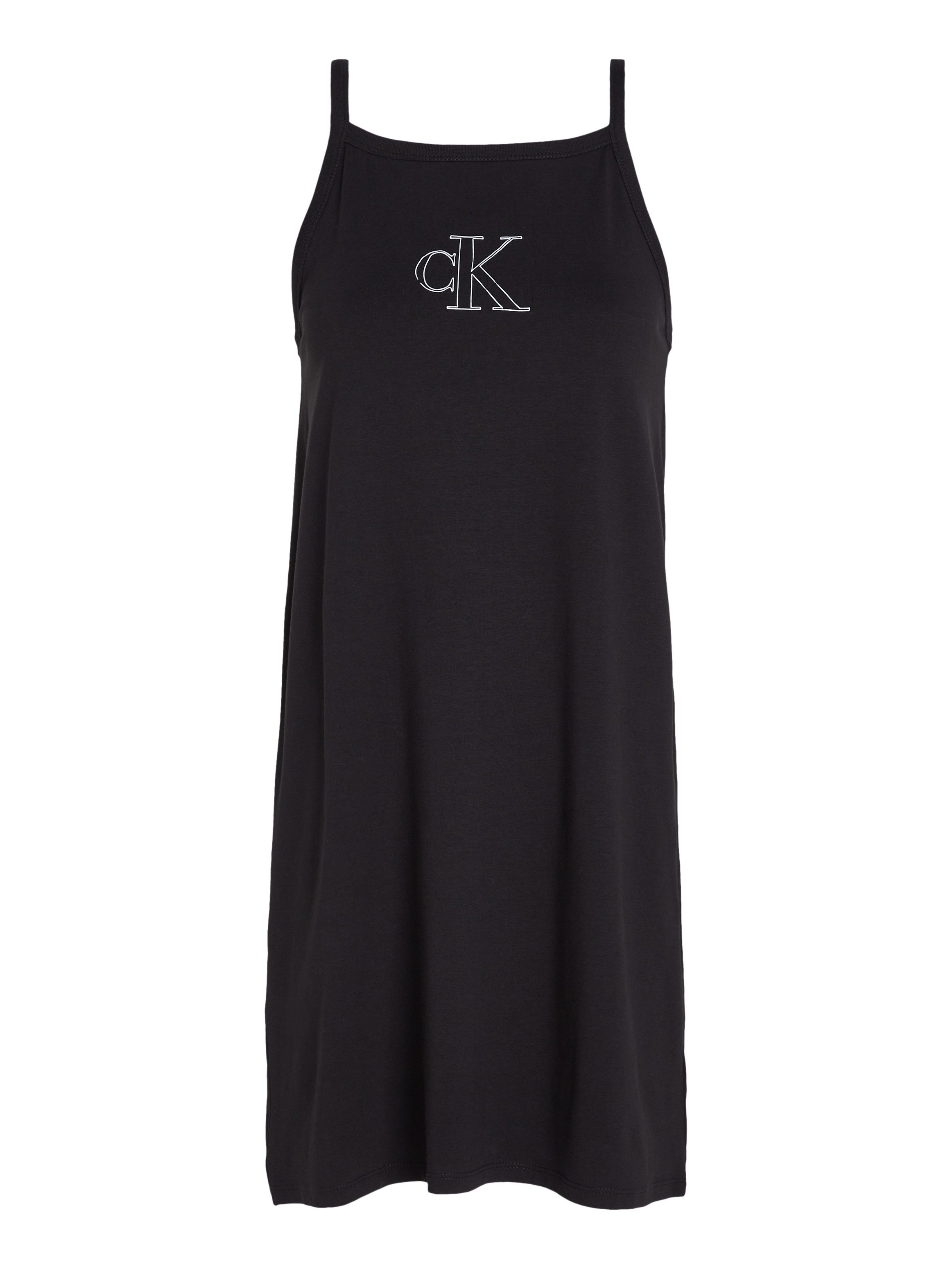 Calvin Klein Jurk met bandjes OUTLINED CK STRAPPY TANK DRESS