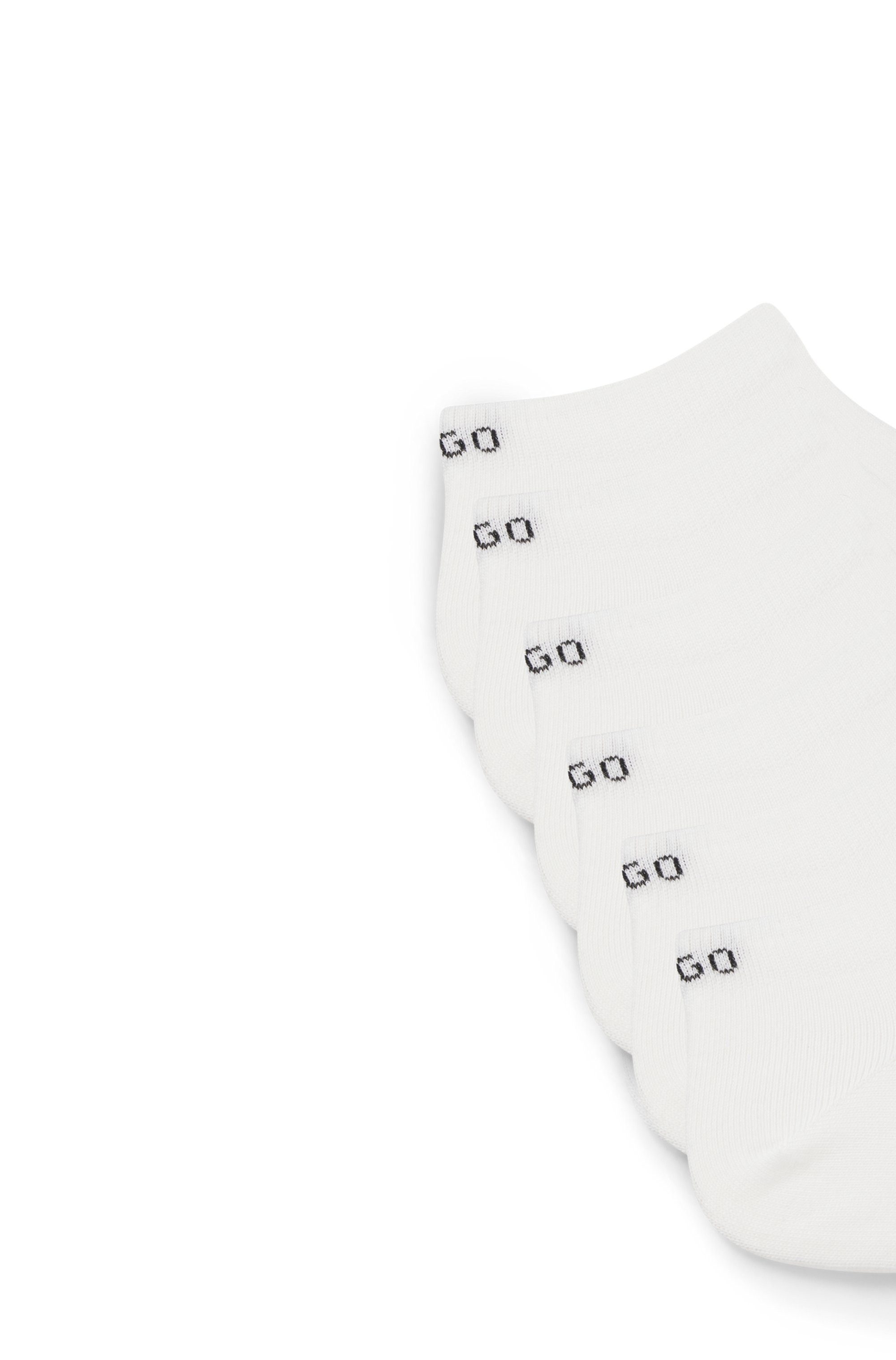 HUGO underwear Sneakersokken Socken 6P AS UNI CC W 10 met merkopschrift op de boorden (6 paar)