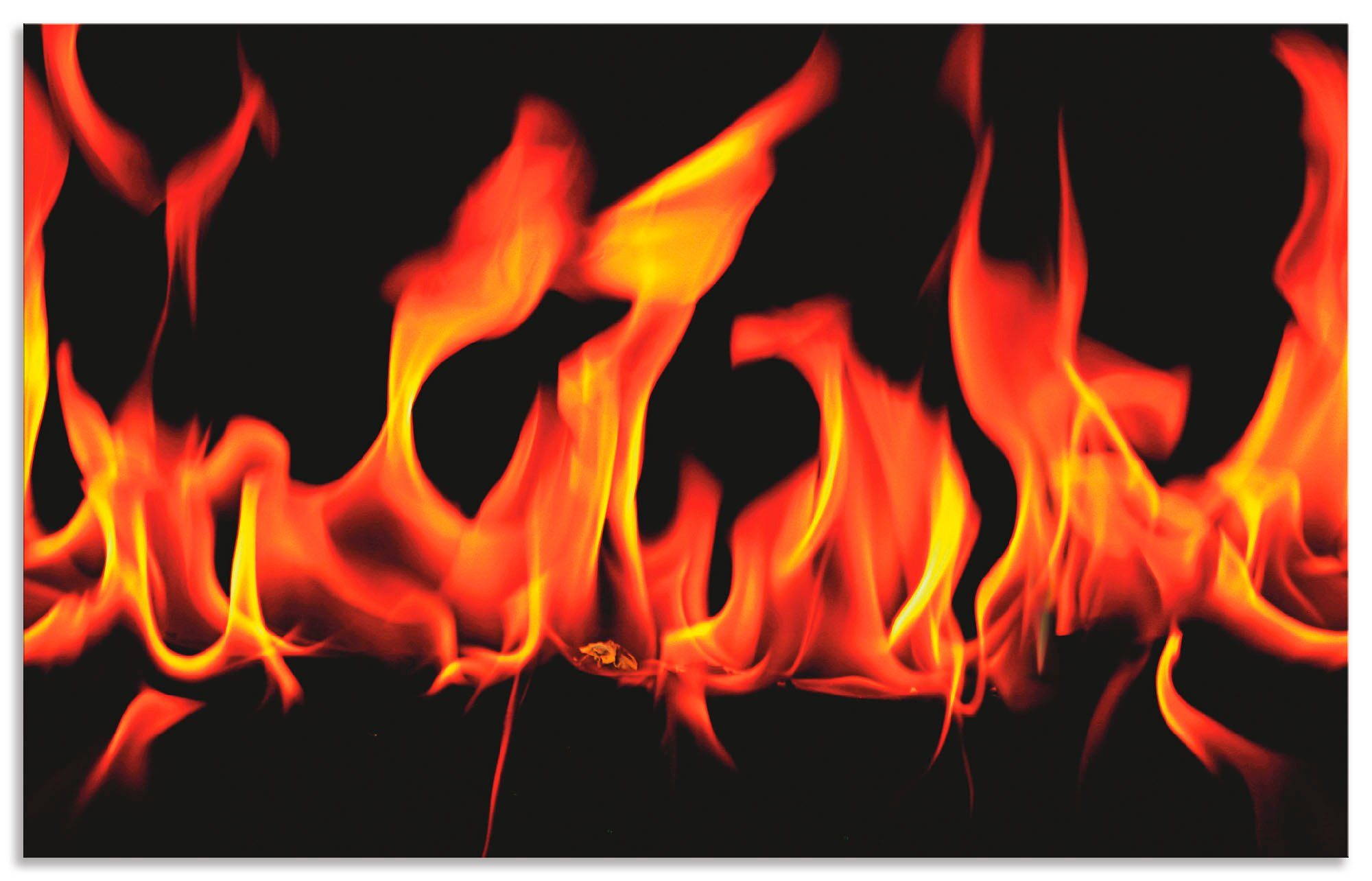 Artland Keukenwand Vuur 2 - vlammen zelfklevend in vele maten - spatscherm keuken achter kookplaat en spoelbak als wandbescherming tegen vet, water en vuil - achterwand, wandbekled
