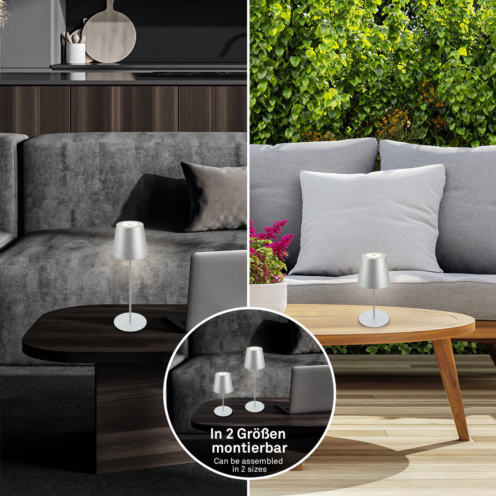 Briloner Leuchten Led-tafellamp voor buiten Coloris