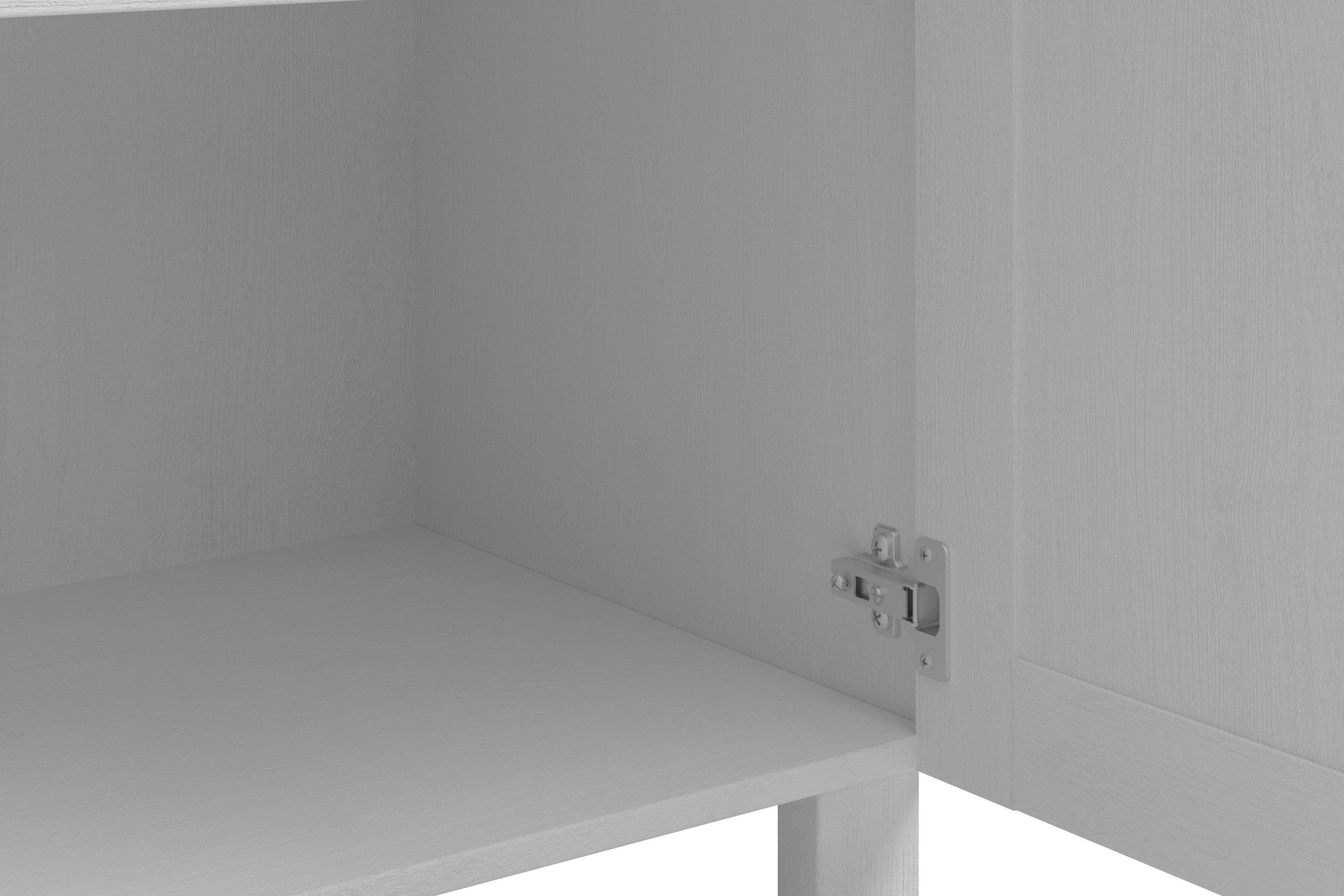Kochstation Keukenbuffet KS-Osby Massief grenen, breedte 120 cm, 5 deuren (1 stuk)
