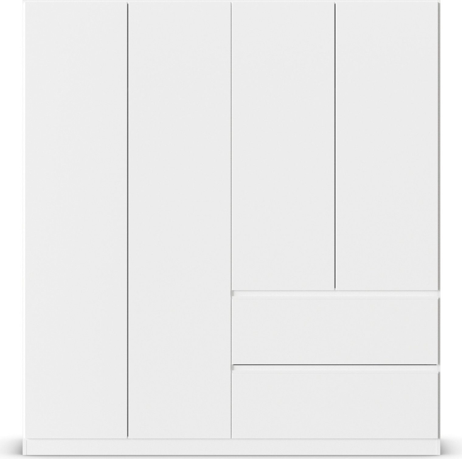 rauch Draaideurkast Kledingkast Kast Garderobe Wasmand COSTA in 3 Breedtes veel ruimte, greeploze front en push-to-open functie made in germany