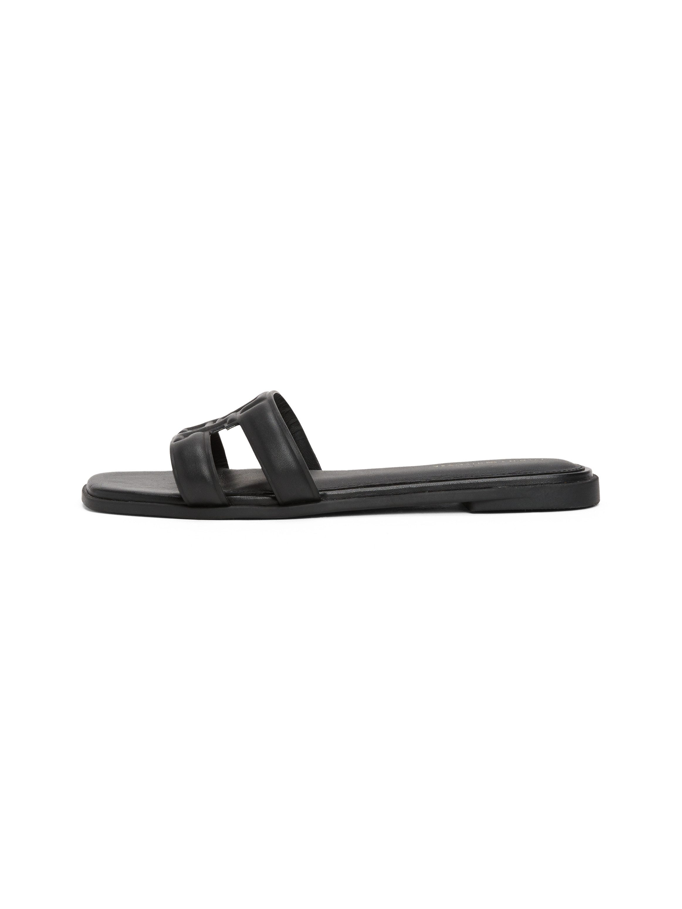 Tommy Hilfiger Slippers TH LOGO STRAP MULE , comfortabele schoen, zomerschoen, flats met th-logo