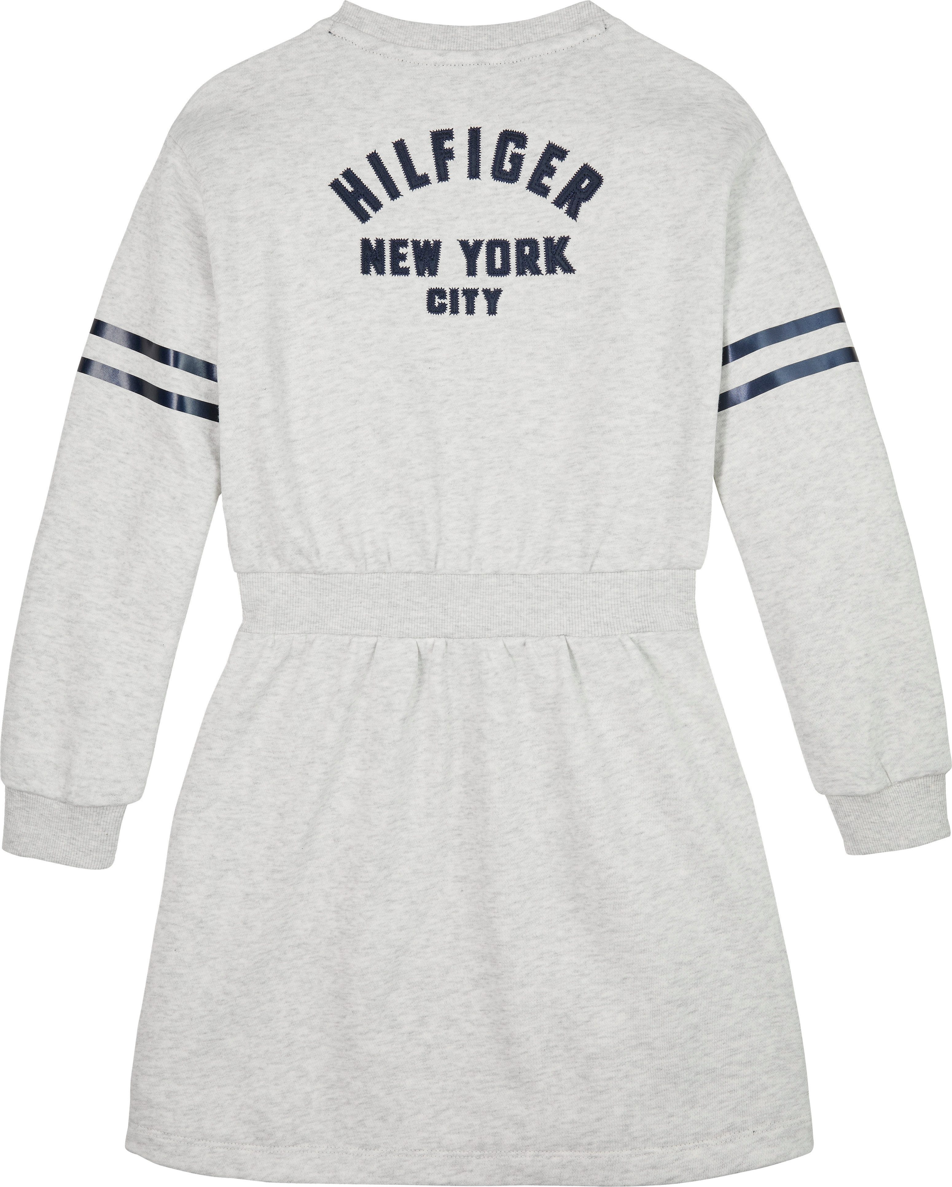 Tommy Hilfiger Sweatjurk SATIN APPLIQUE HWK DRESS LS
