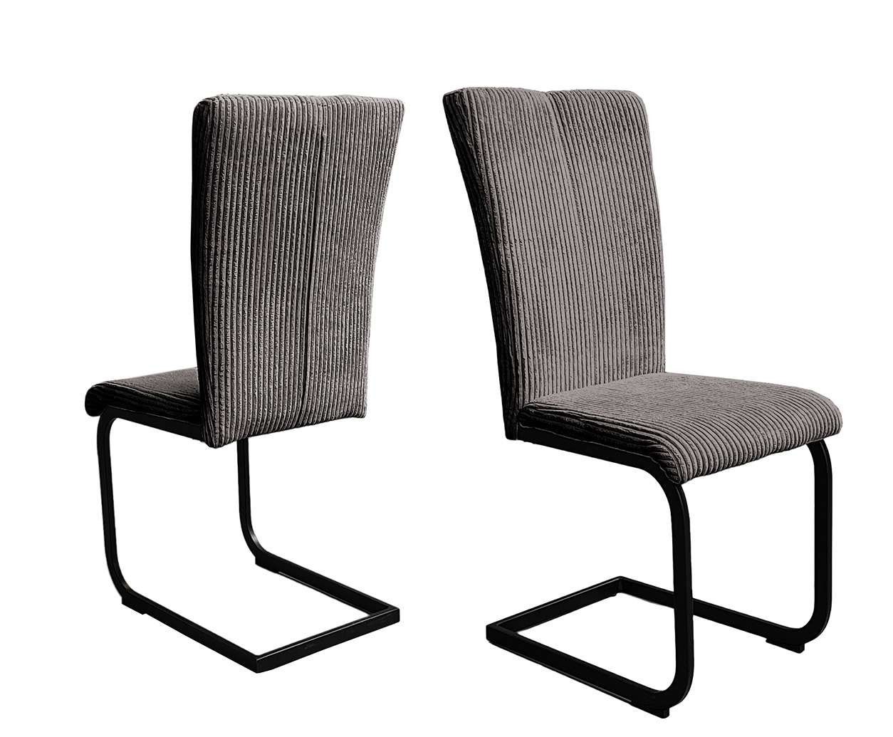 Home affaire Eethoek Oliver Hoekbank met golfvering in de zitting, tafel massief eiken (set, 4-delig)