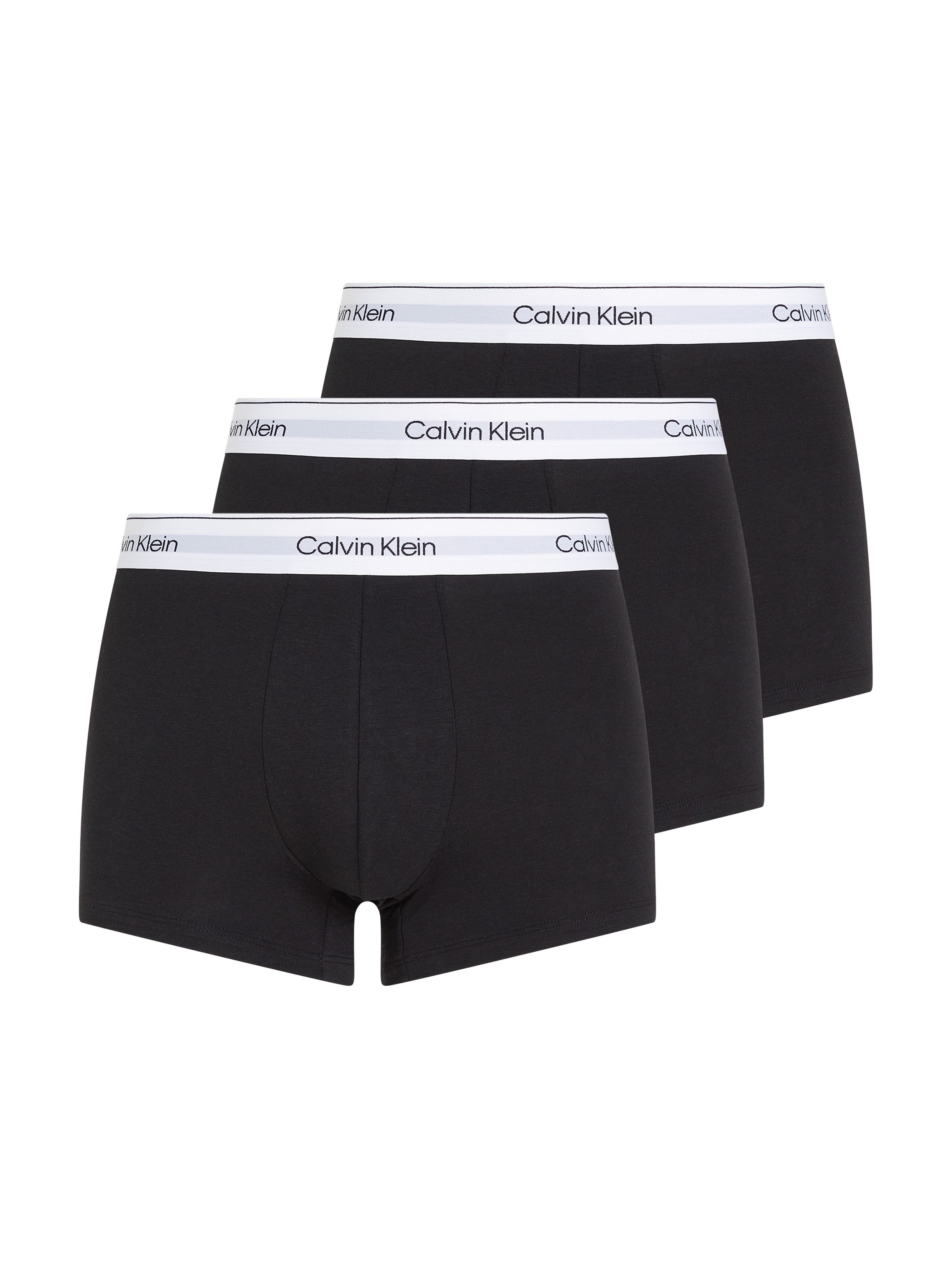 CALVIN KLEIN UNDERWEAR Calvin Klein Heren Boxershorts Trunk 3pk Zwart