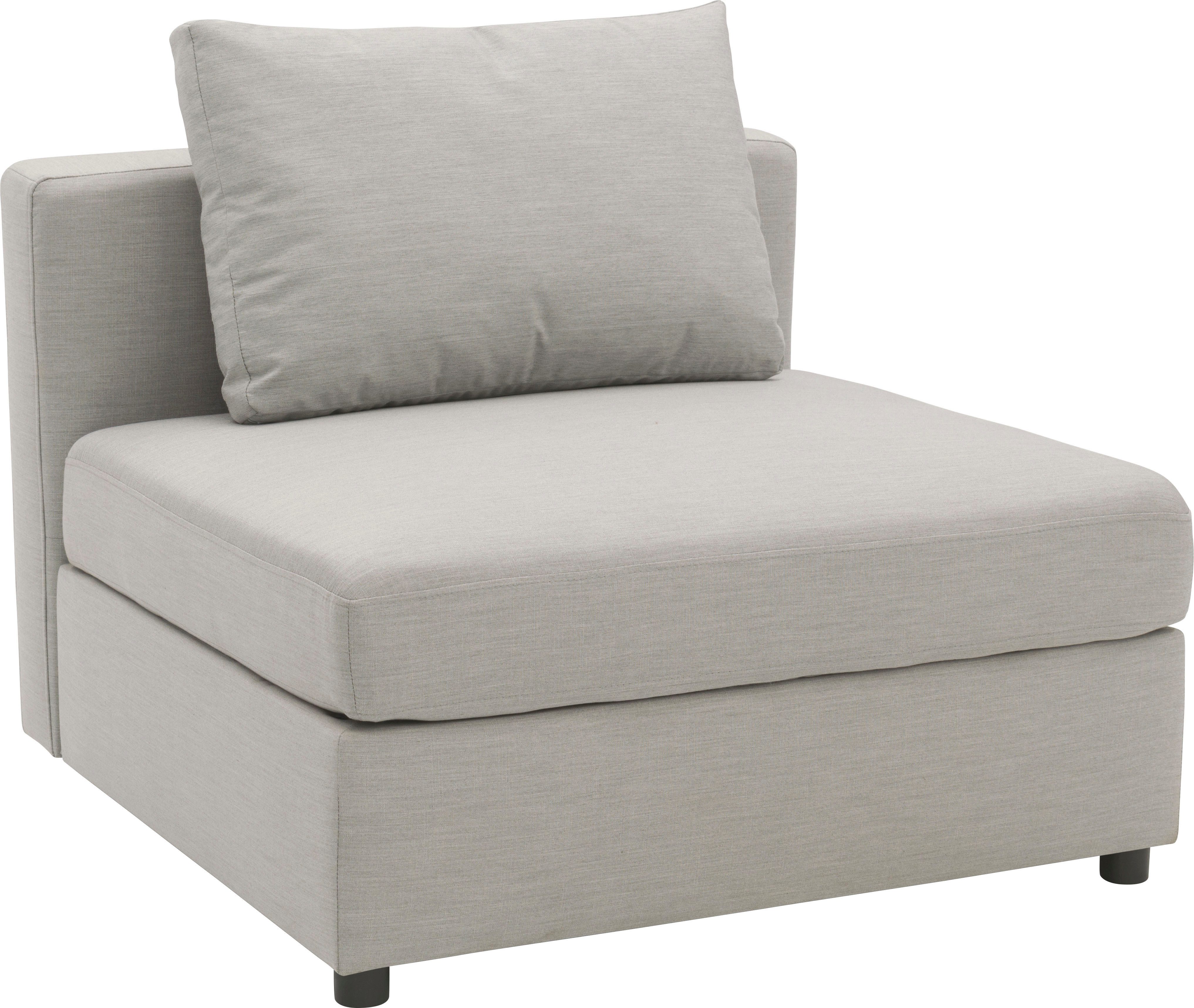 DOMO collection Sofaelement Solskin, individueel uitbreidbaar/combineerbaar met losse kussens. rug- en zijpanelen als steeksysteem.