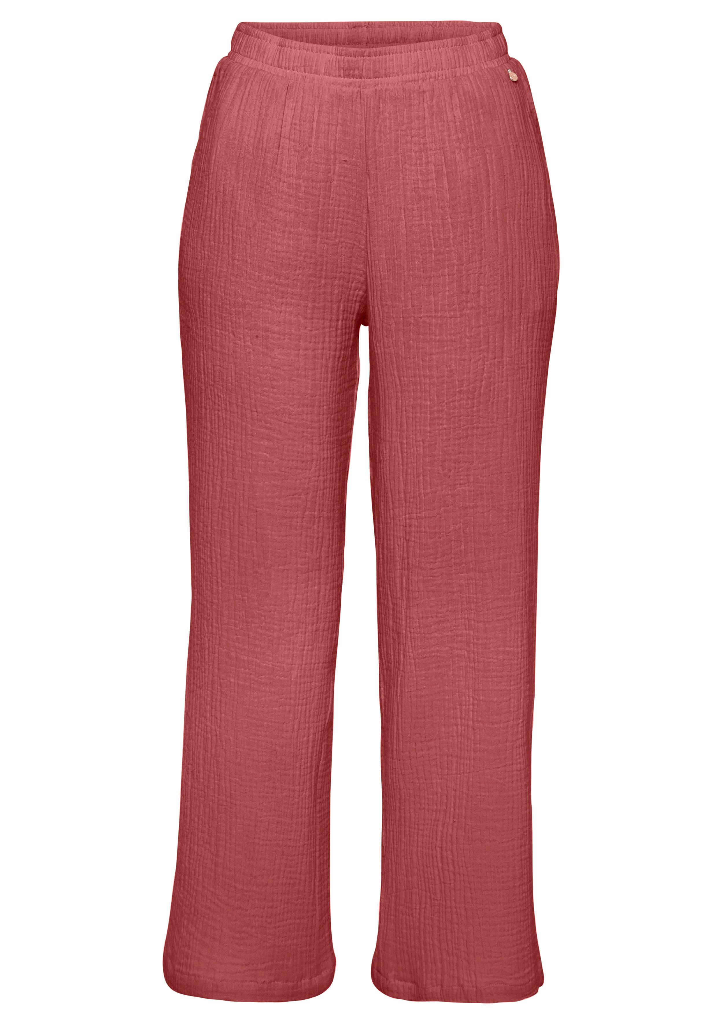 s.Oliver RED LABEL Beachwear Culotte van geweven mousseline stof