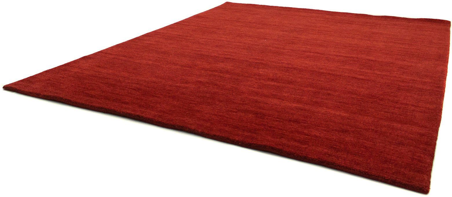 morgenland Wollen kleed Uni - Gabbeh tapijt - Softy Gabbeh look, uni kleuren, 100% wol, zeer zachte pool, woonkamer