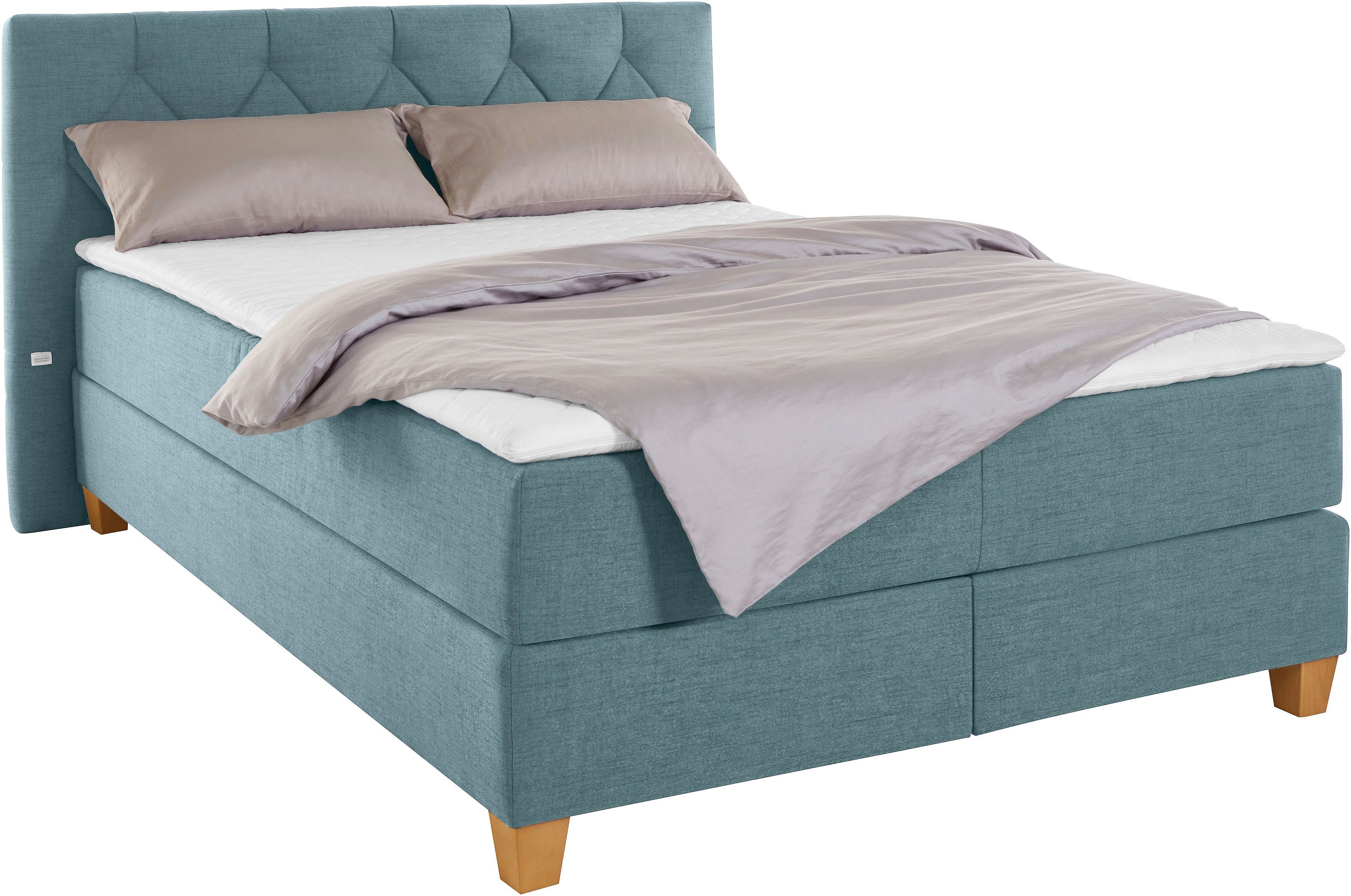 Guido Maria Kretschmer Home&Living Boxspring Harmones in 3 breedten, hardheid ook gemengd met elk 1 matras in h2 en h3