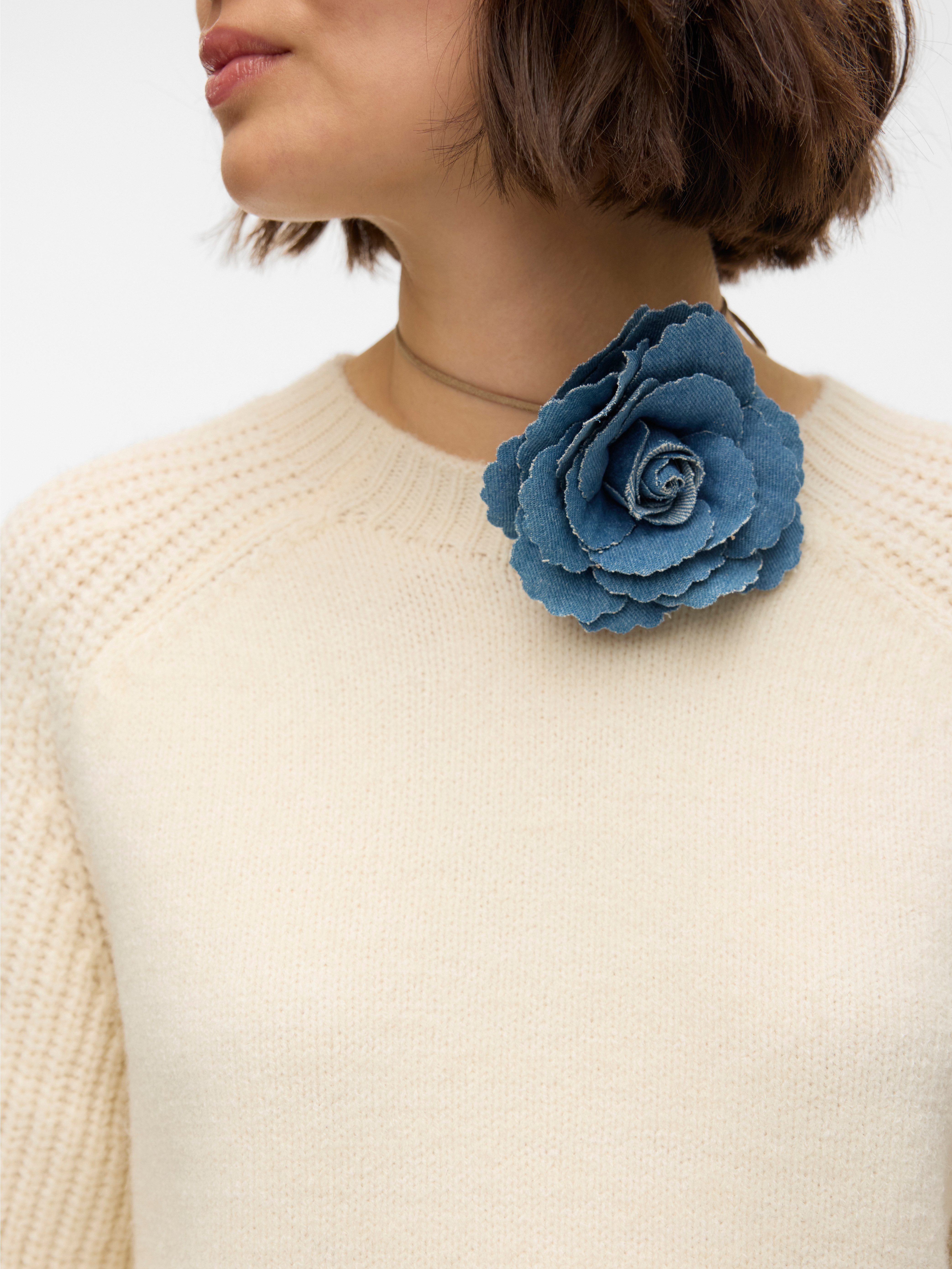 Vero Moda Trui met ronde hals VMENYA LS O-NECK PULLOVER BOO