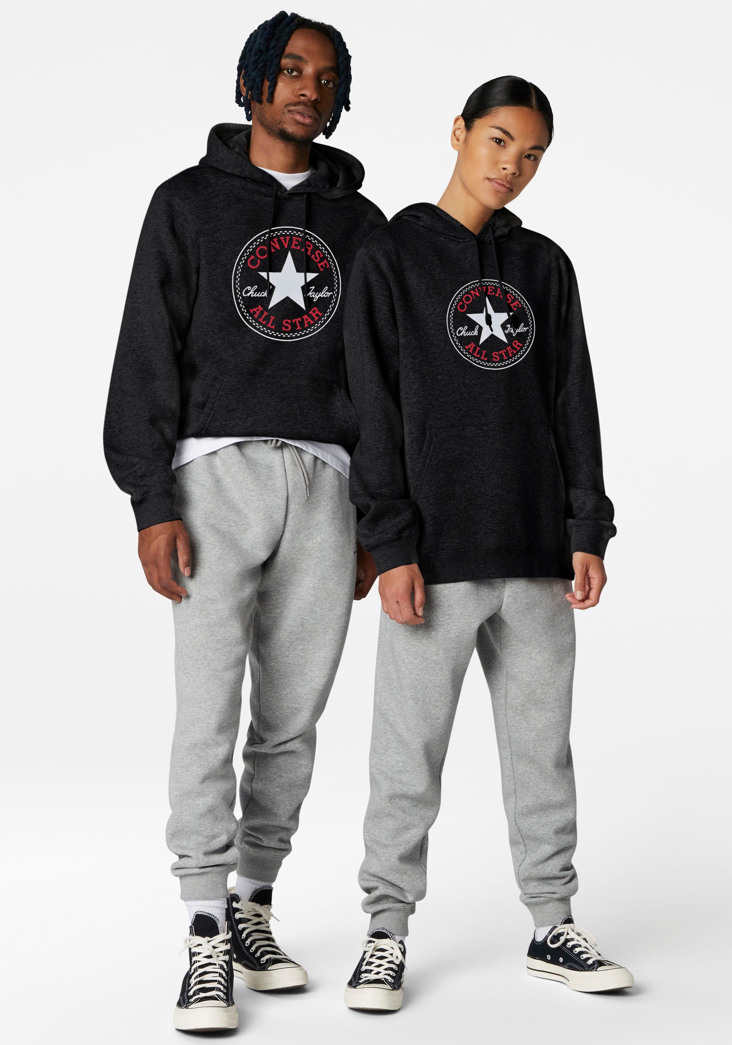 Converse Hoodie STANDARD FIT CENTER FRONT LARGE CHUCK