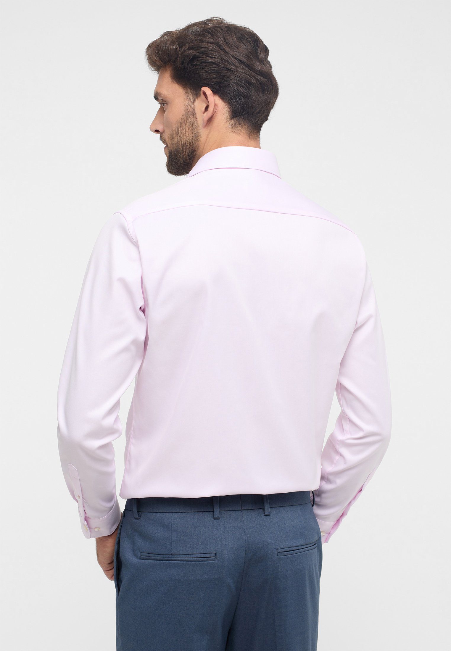Eterna Overhemd met lange mouwen MODERN FIT NON IRON (strijkvrij)