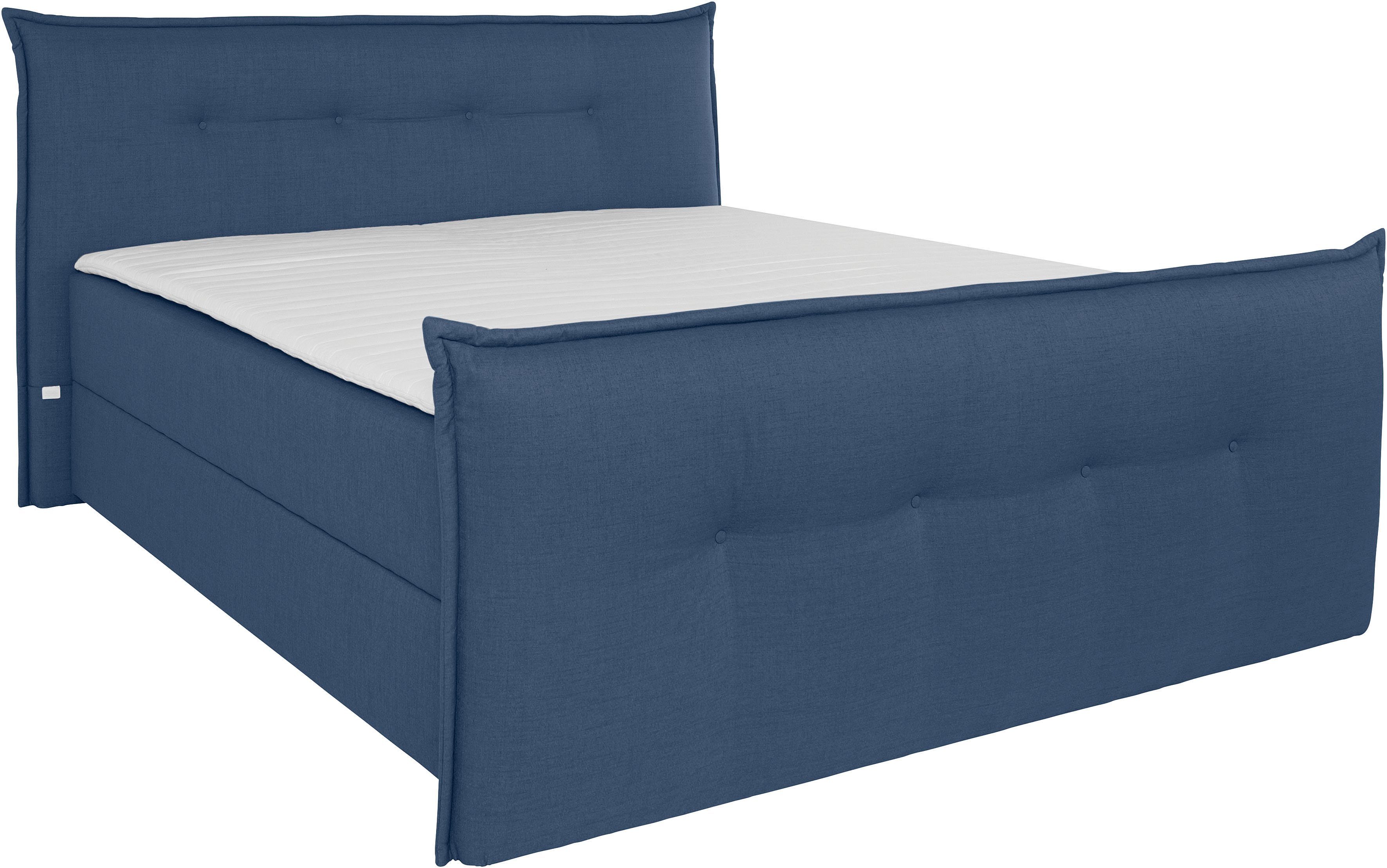 andas Boxspring Lichtgewicht inclusief voetbord, bedkist & topmatras, in 4 breedten en 2 hardheden