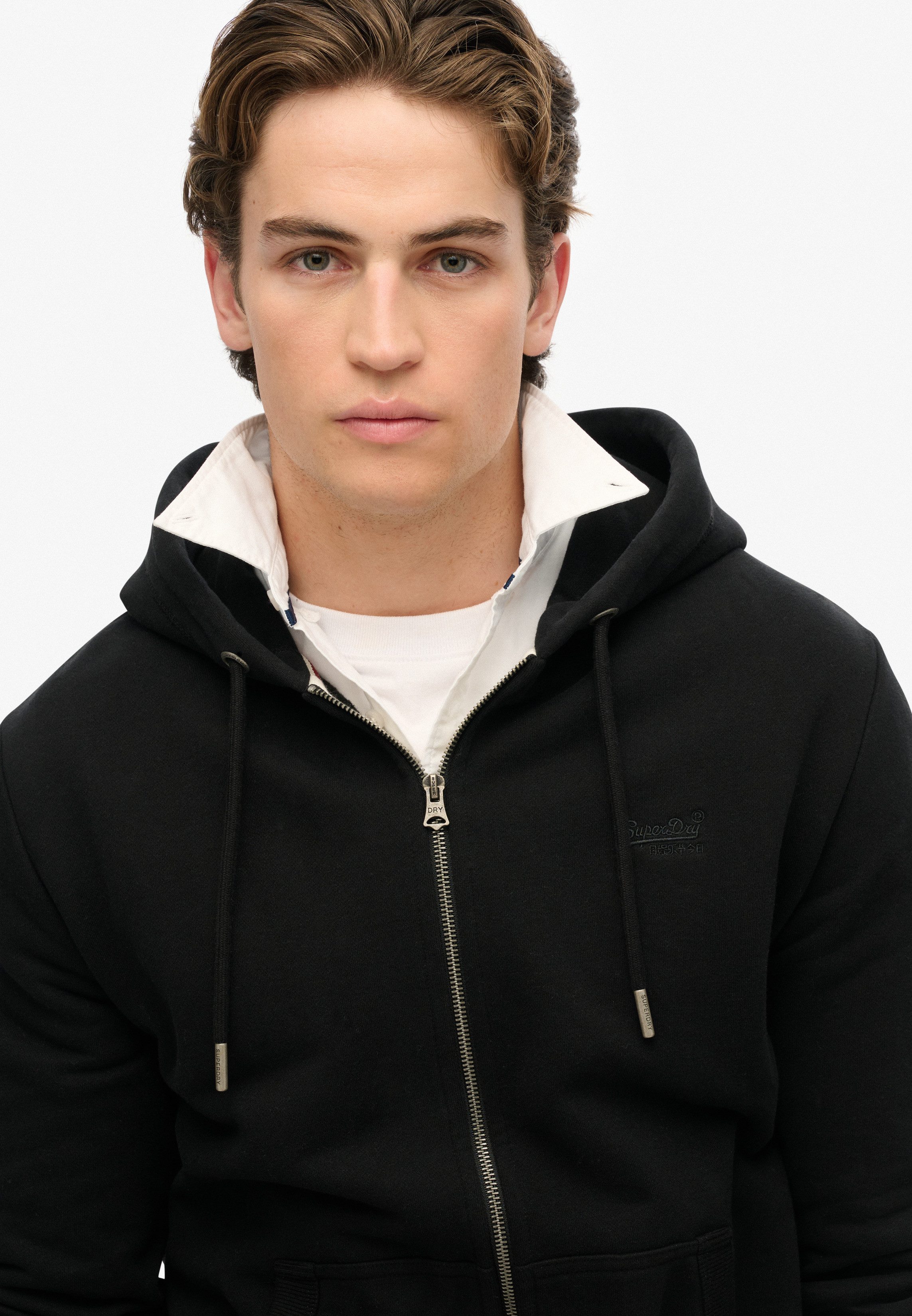 Superdry Capuchonsweatvest ESSENTIAL LOGO ZIP HOODIE HB
