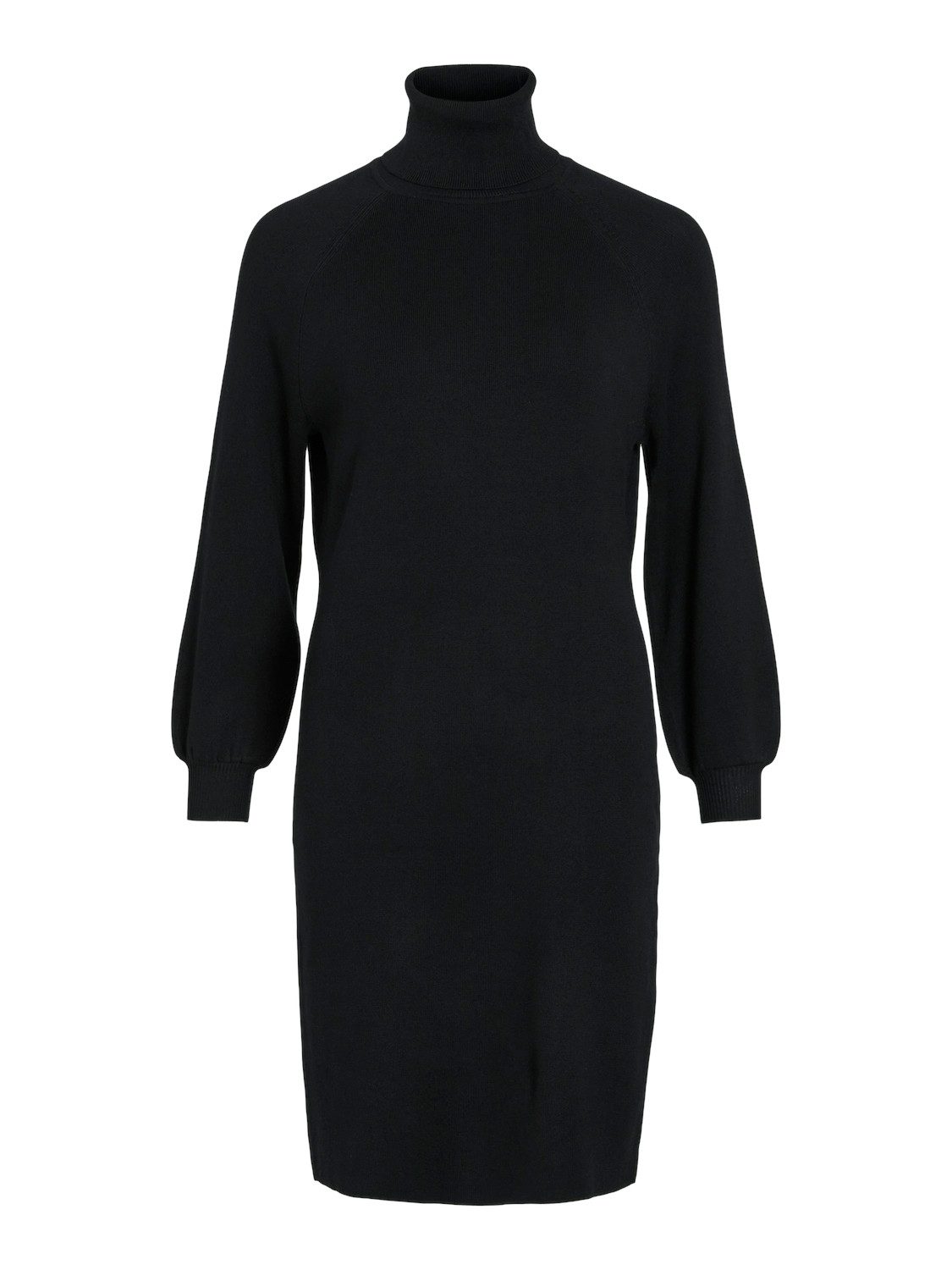 Vila Gebreide jurk VIOSTRIA ROLL NECK L/S KNIT DRESS - NOOS