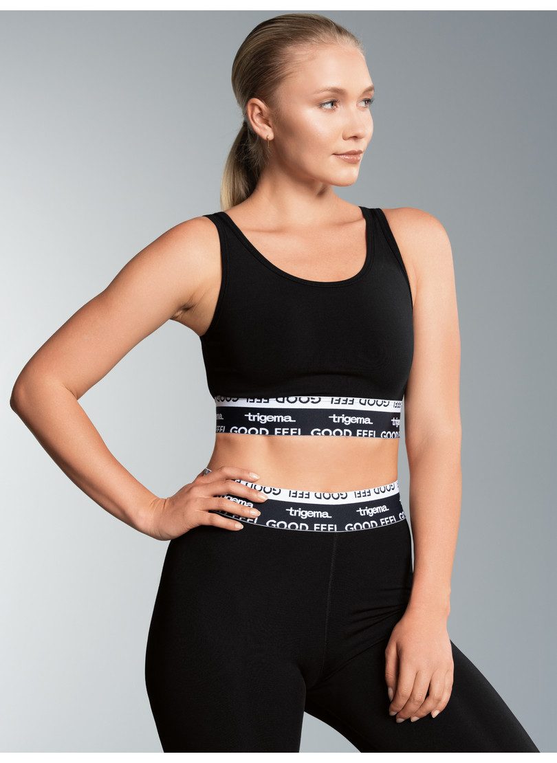 Trigema Beugelloze-bh TRIGEMA Sport-bustier met elastische band (1-delig)