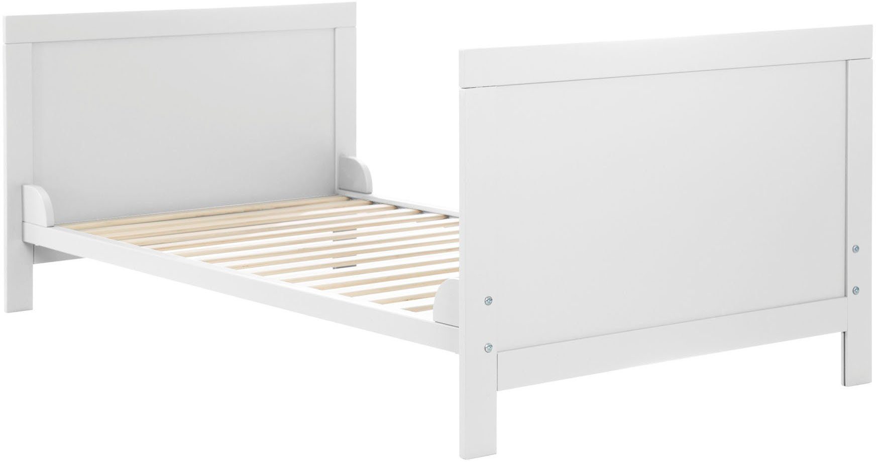 Roba® Compleet bed Magische sterren, wit inclusief ledikantje, matras, lattenbodem, hemelstang met hemel (7-delig)