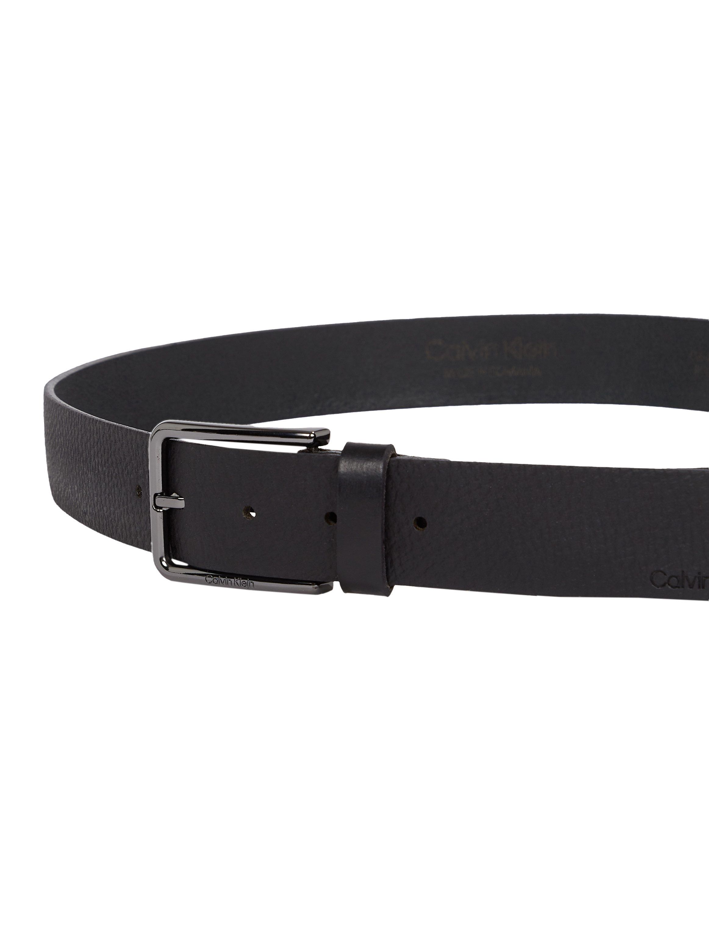 Calvin Klein Leren riem WARMTH PB 35MM Logoprint eenvoudige doornsluiting