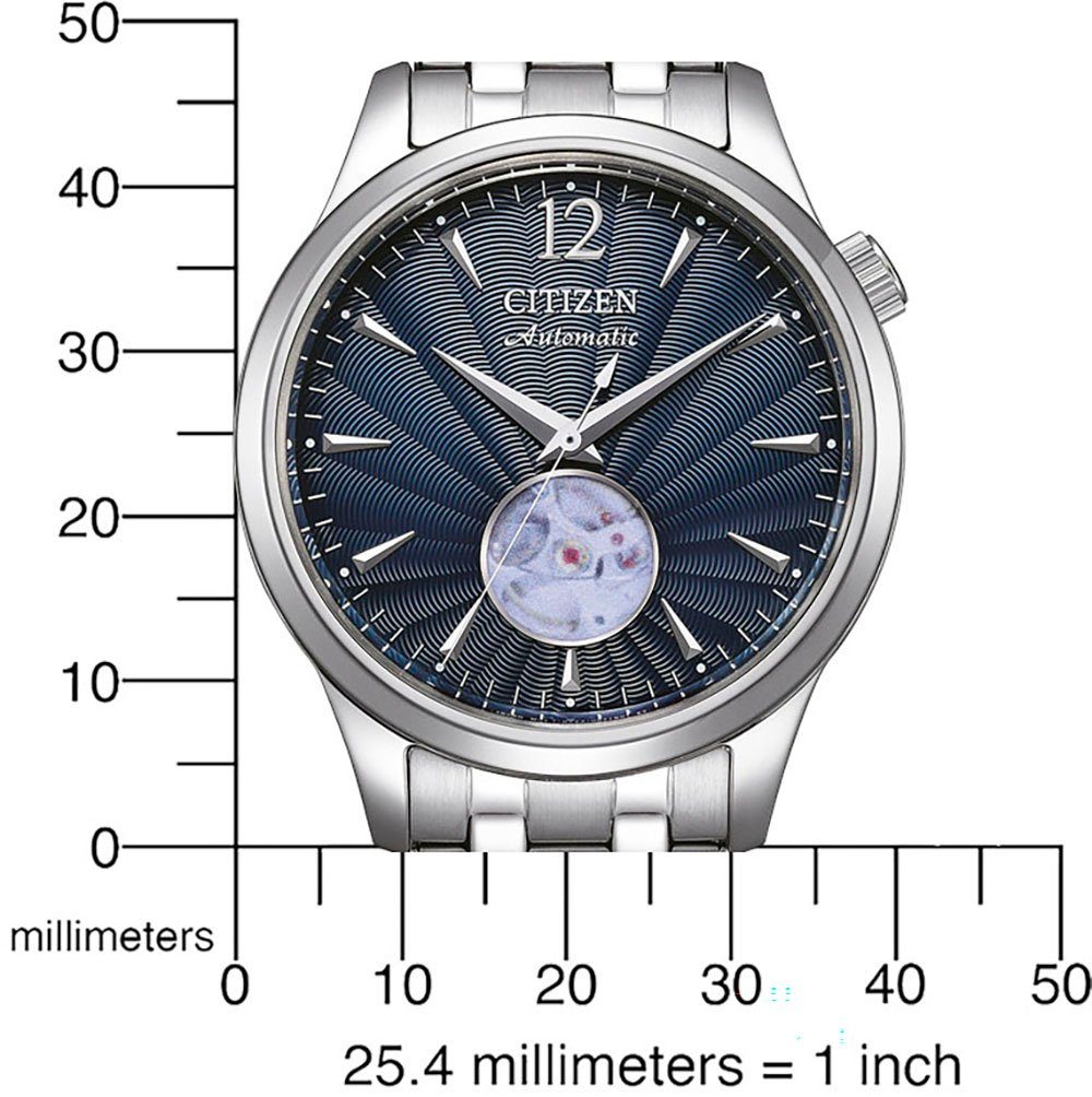 Citizen Automatisch horloge NH9131-73L Horloge, herenhorloge, dameshorloge, open balans, stalen armband