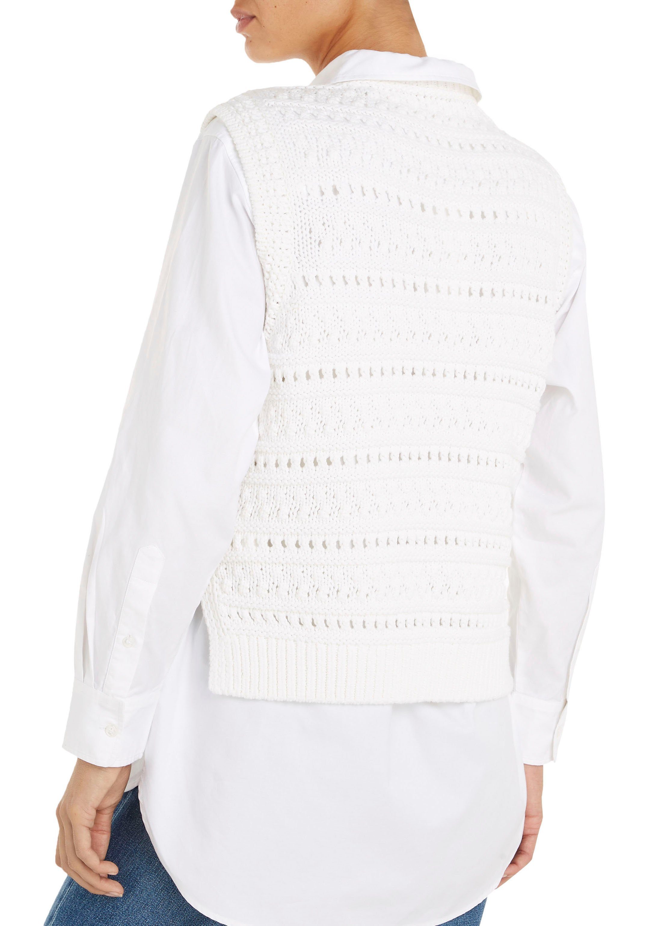 Tommy Hilfiger Slip-over CROCHET C-NK SWEATER VEST