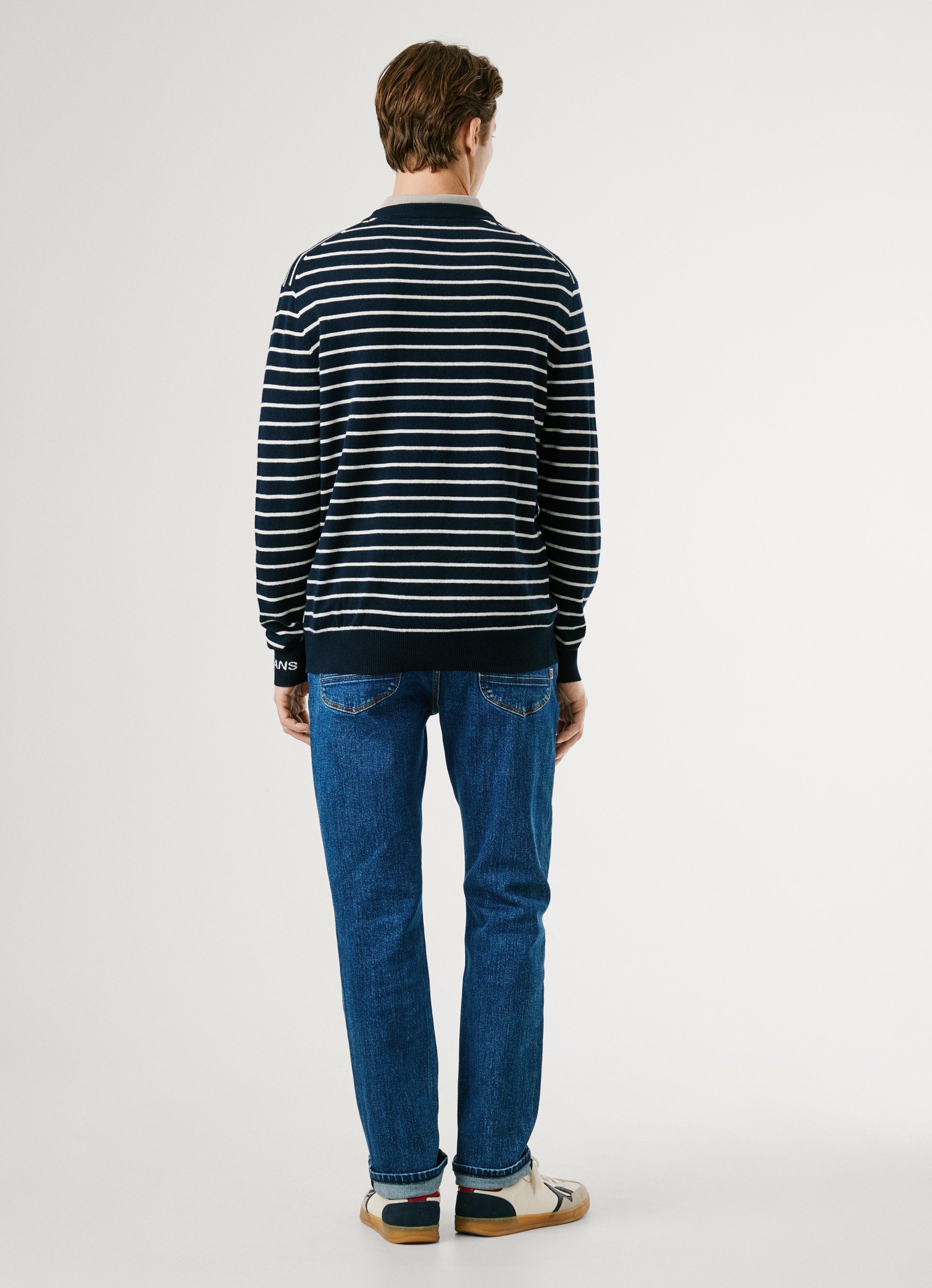Pepe Jeans Trui met ronde hals ANDRE STRIPES