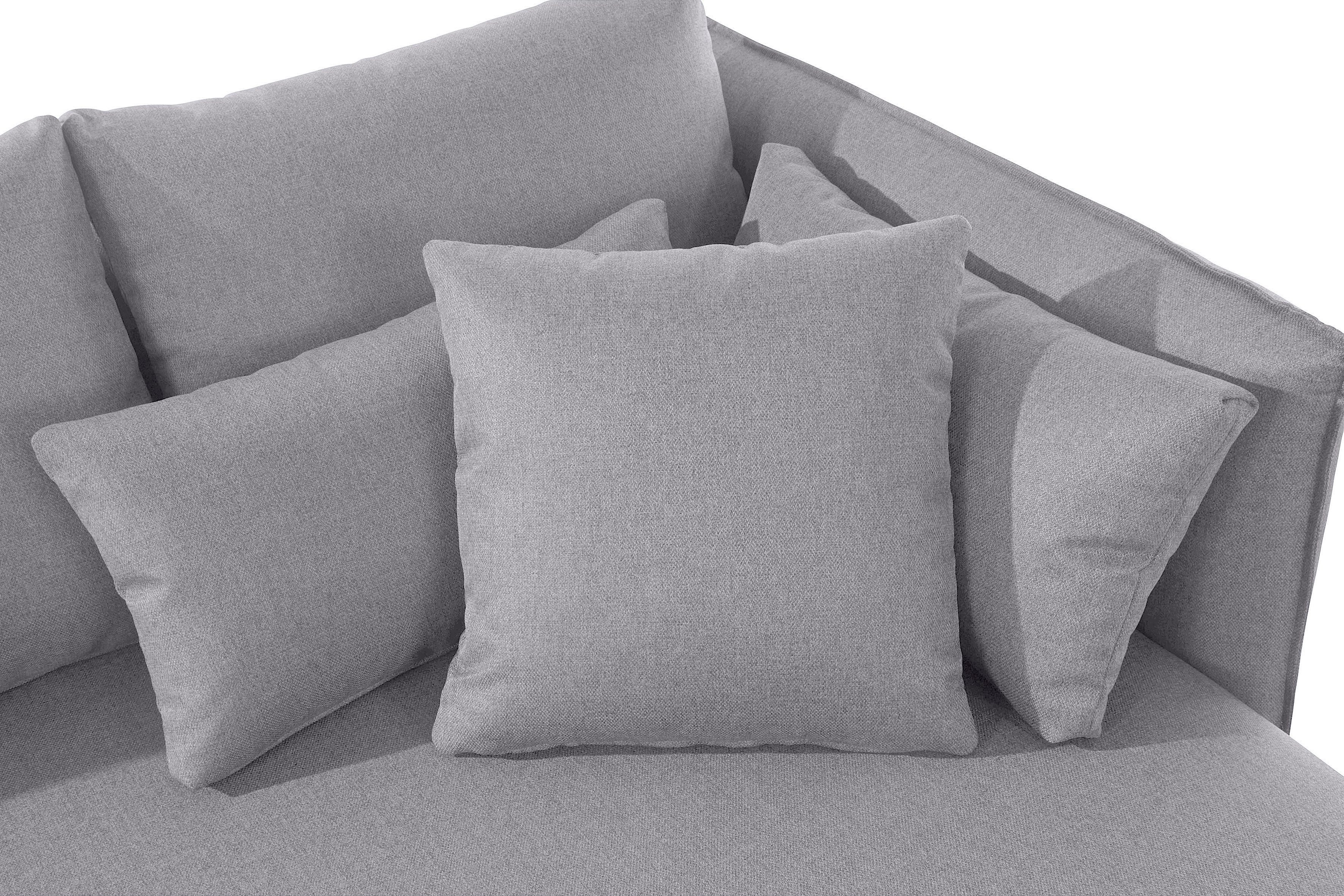 andas Ottomane Nöre korte lounge-module - zelf samenstellen, breedte 138 cm, diepte 128 cm