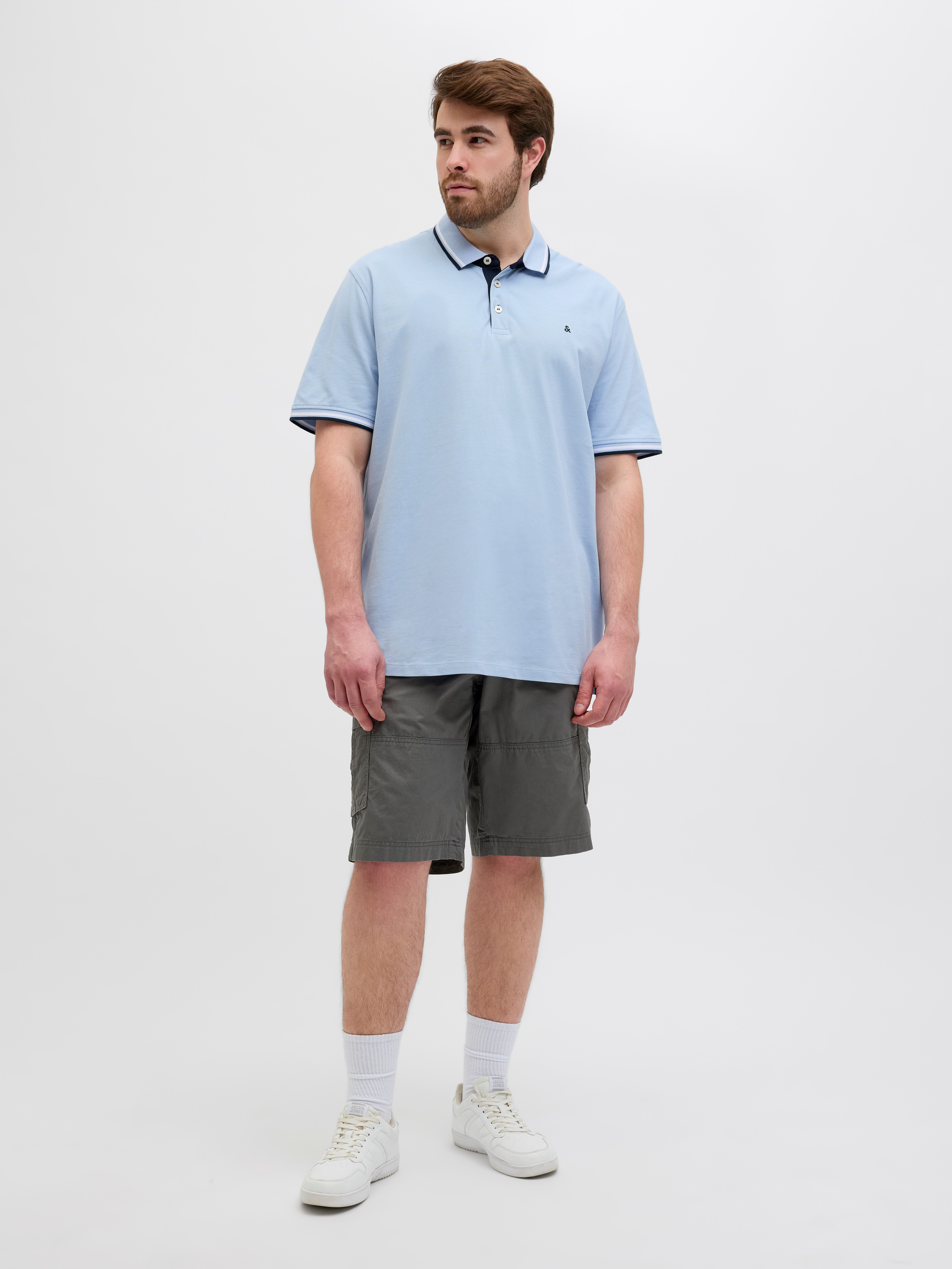Jack & Jones PlusSize Poloshirt JJEPAULOS POLO SS NOOS PLS
